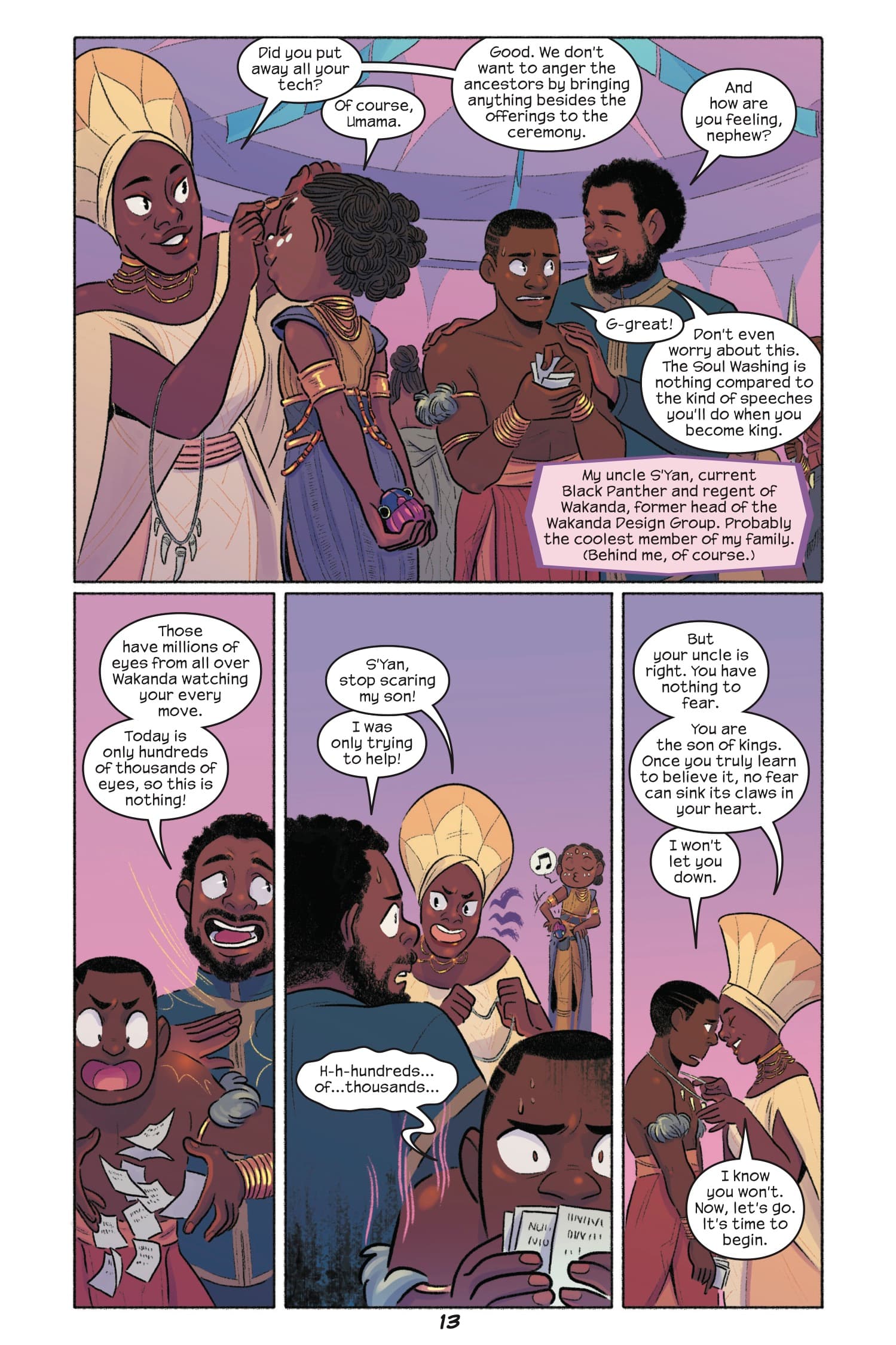 Shuri and T'Challa: Into the Heartlands interior