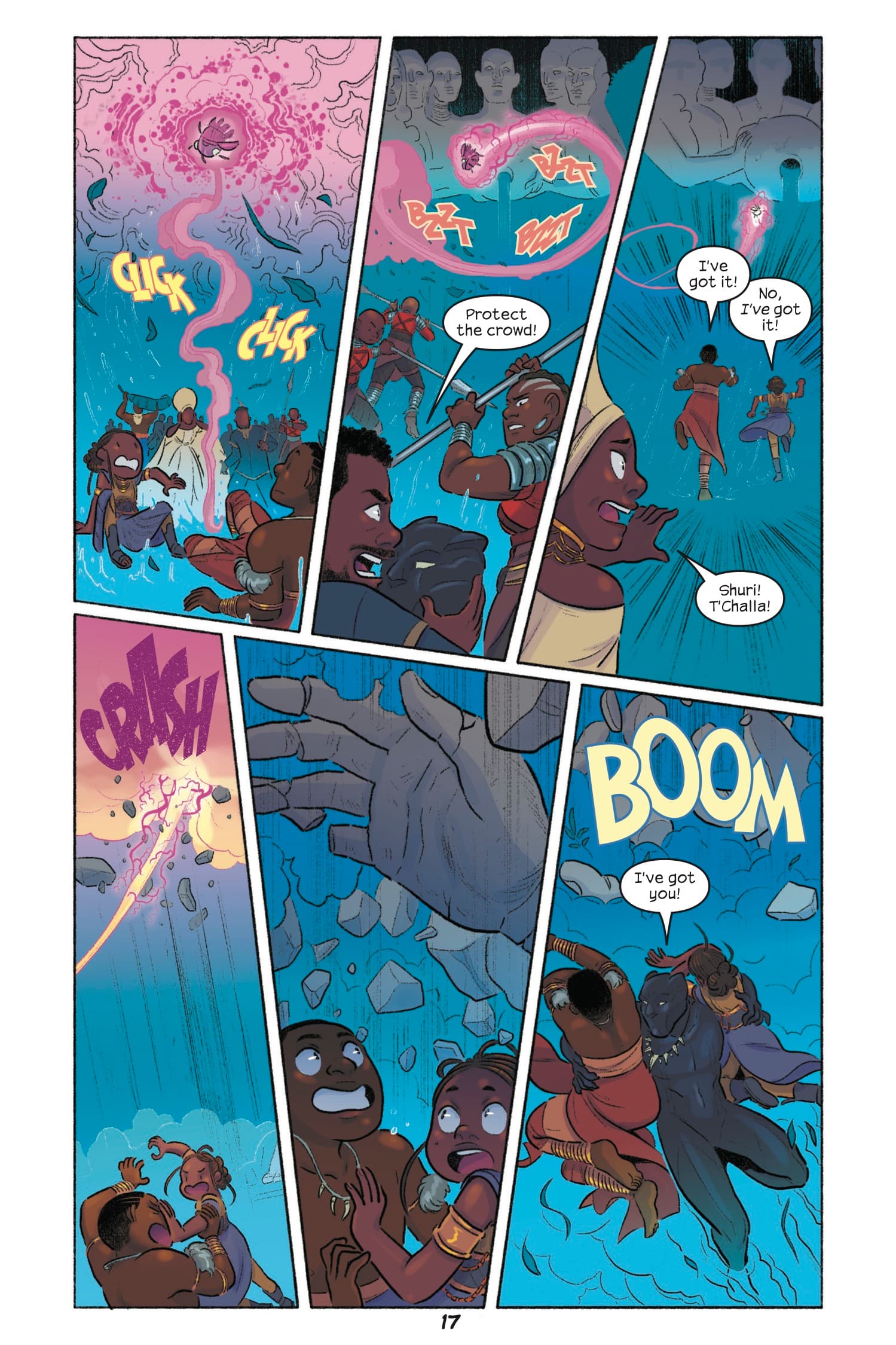 Shuri and T'Challa: Into the Heartlands interior