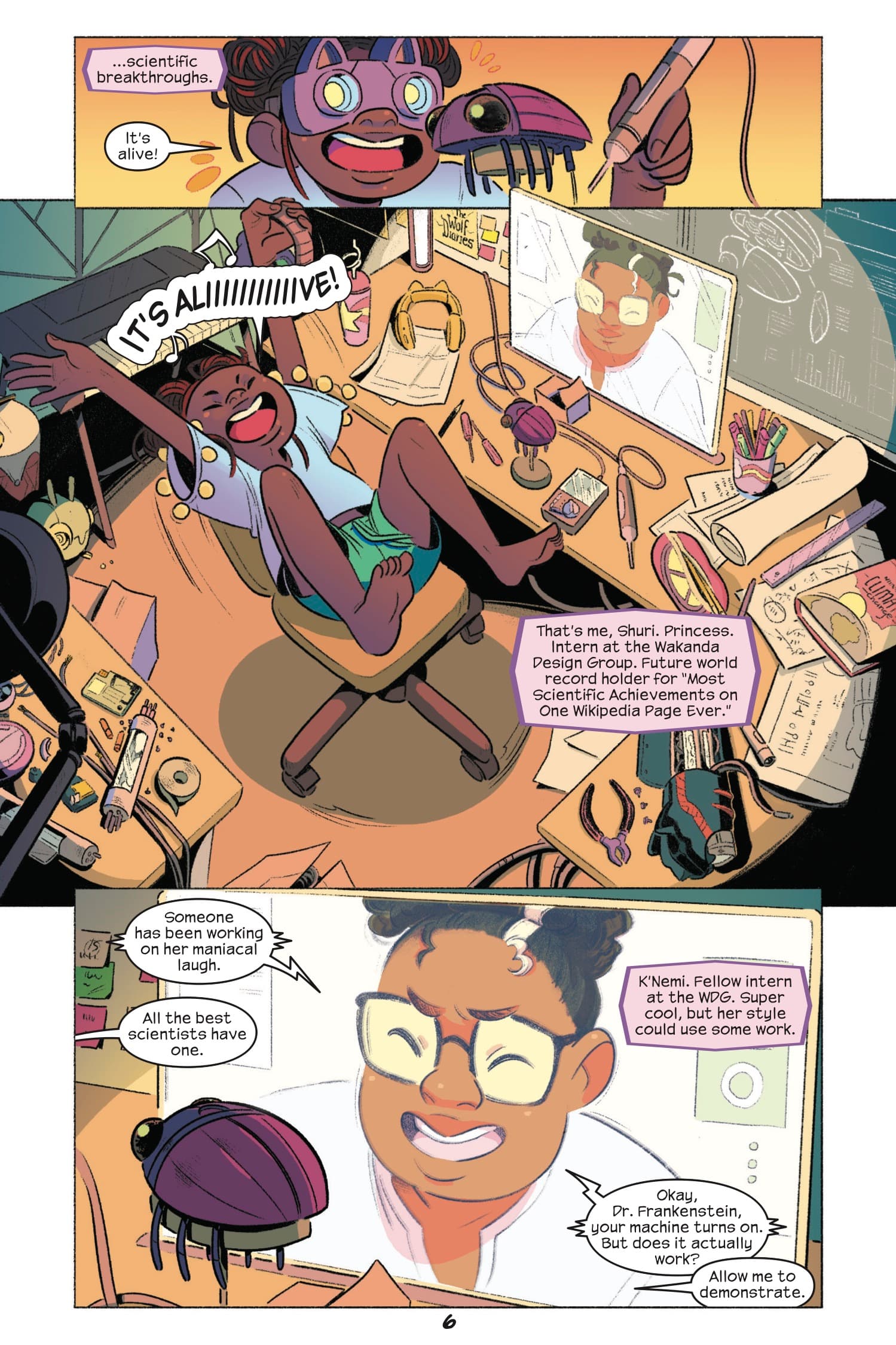 Shuri and T'Challa: Into the Heartlands interior