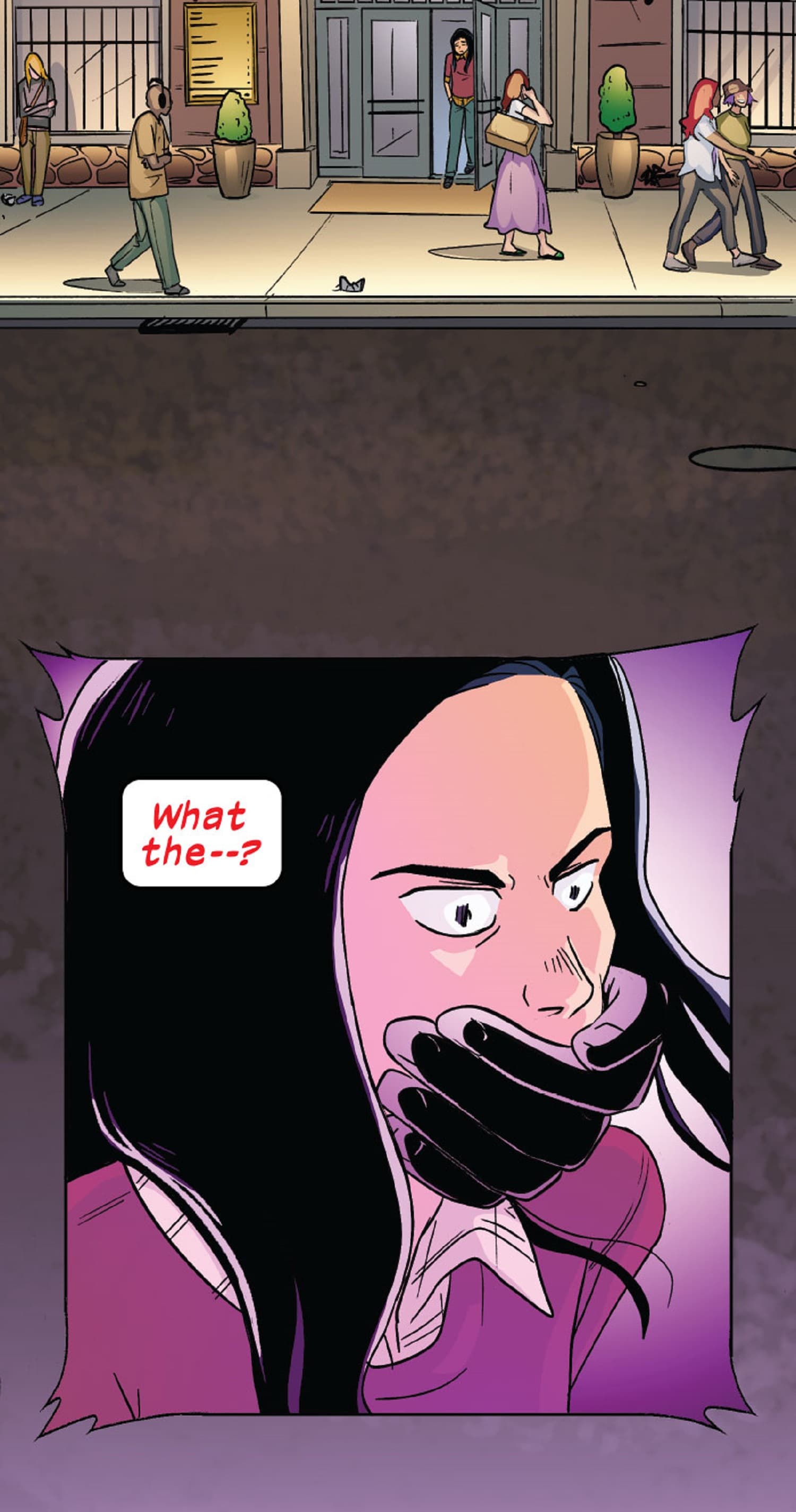 Preview panels from SPIDER-VERSE UNLIMITED INFINITY COMIC #40.