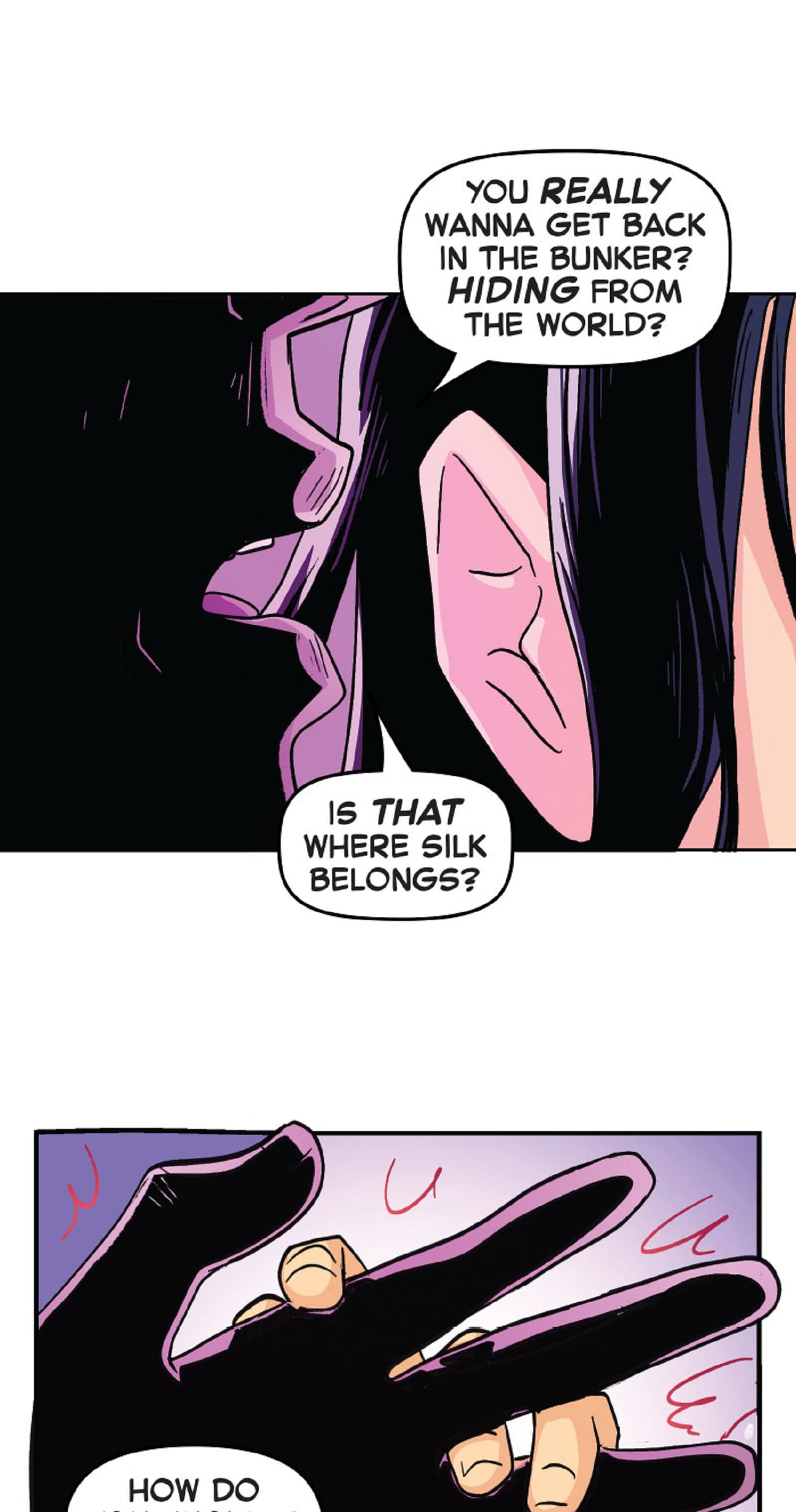 Preview panels from SPIDER-VERSE UNLIMITED INFINITY COMIC #40.