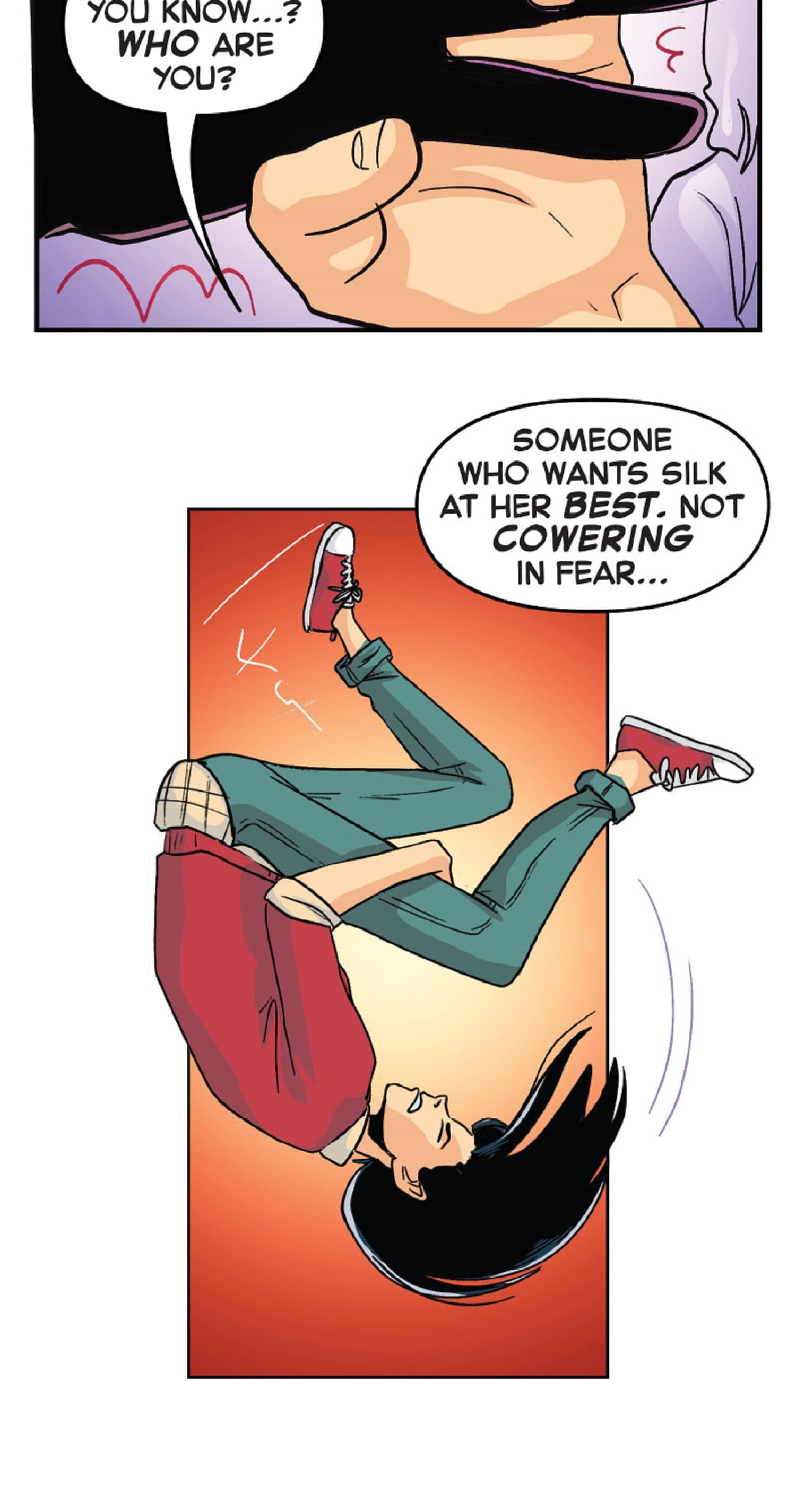 Preview panels from SPIDER-VERSE UNLIMITED INFINITY COMIC #40.