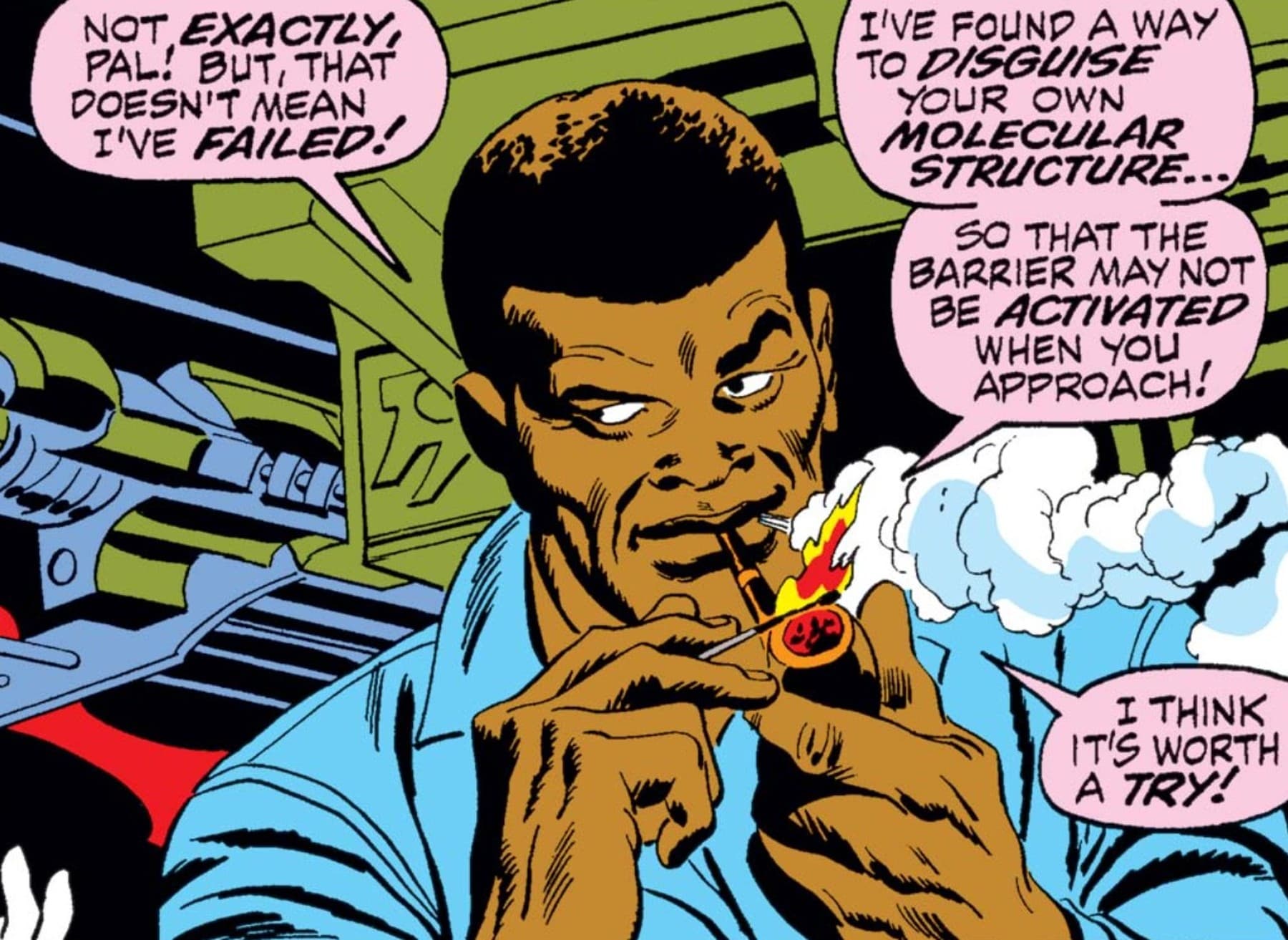 SILVER SURFER (1968) #5 panel by Stan Lee, John Buscema, and Sal Buscema