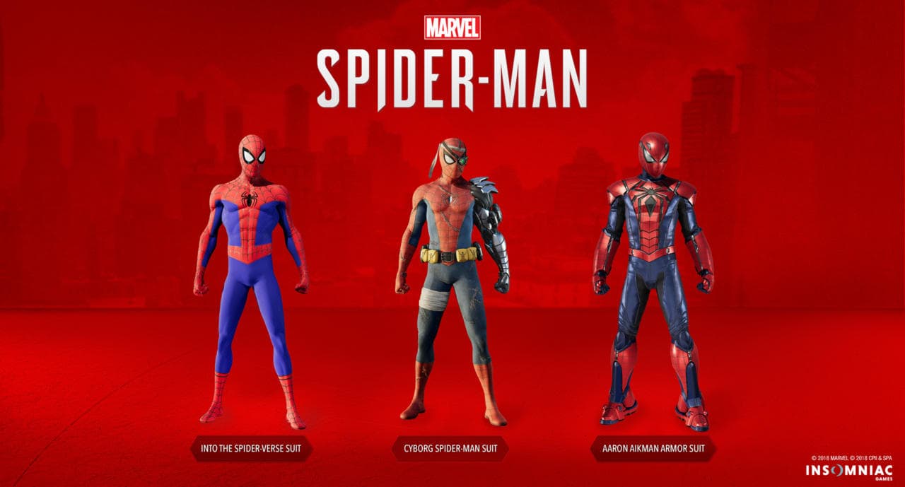 Marvel&#39;s Spider-Man: Silver Lining New Suits