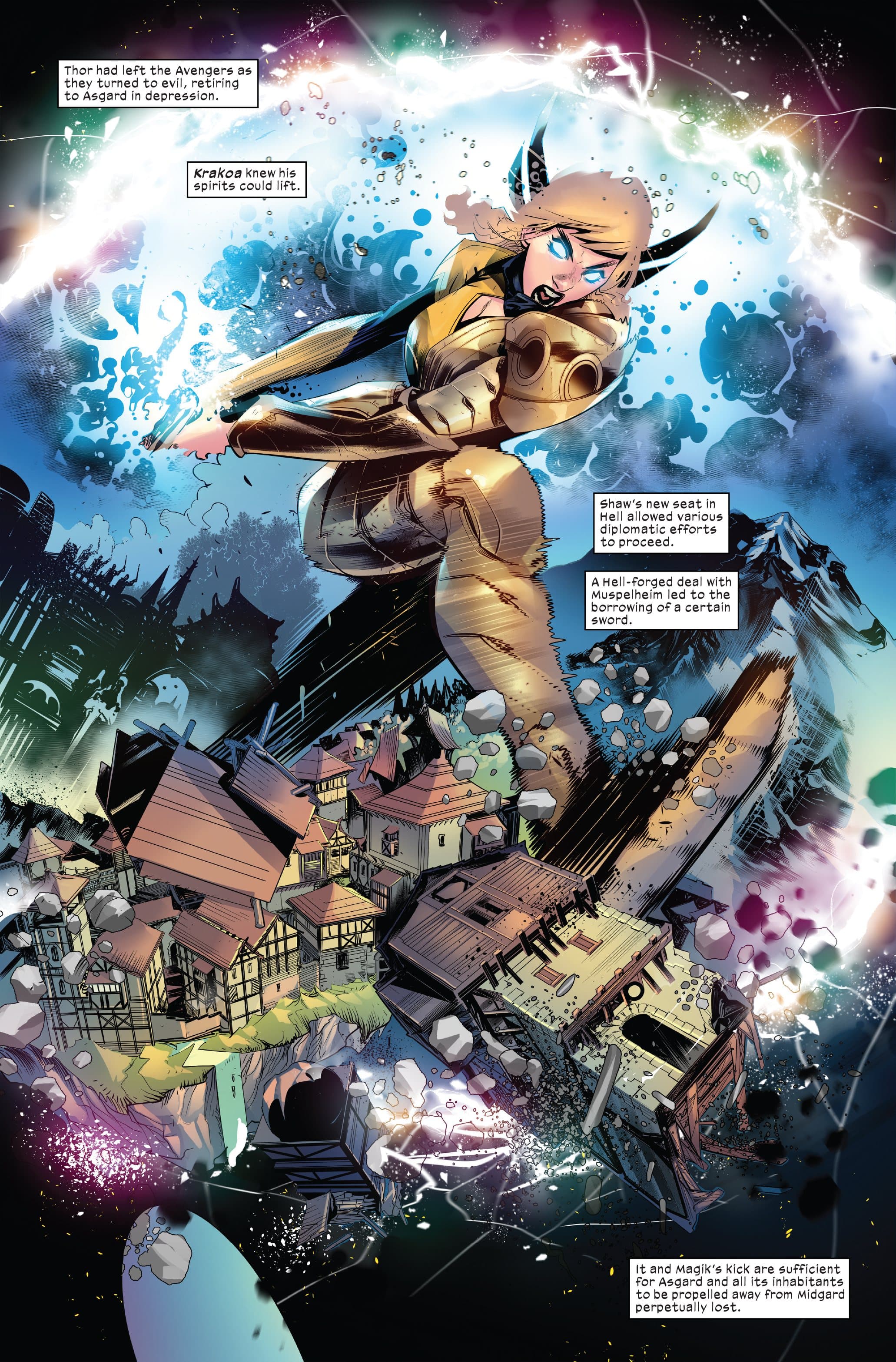 SINS OF SINISTER (2023) #1 page by Kieron Gillen and Federico Vicentini