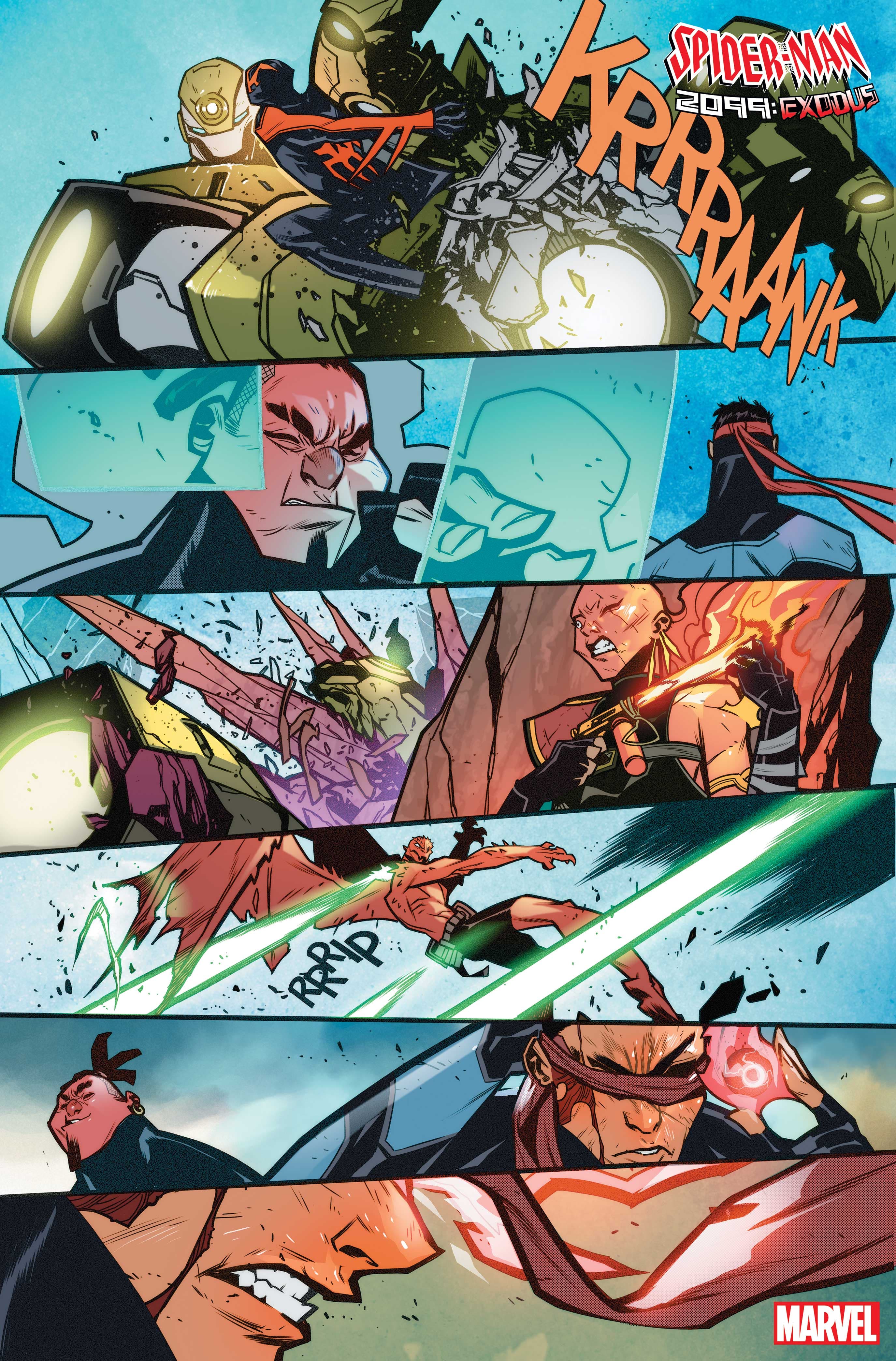 SPIDER-MAN 2099: EXODUS #5 Art by KIM JACINTO