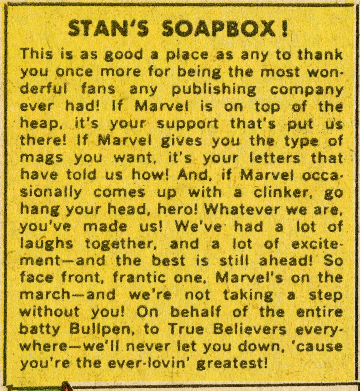 Stan's Soapbox