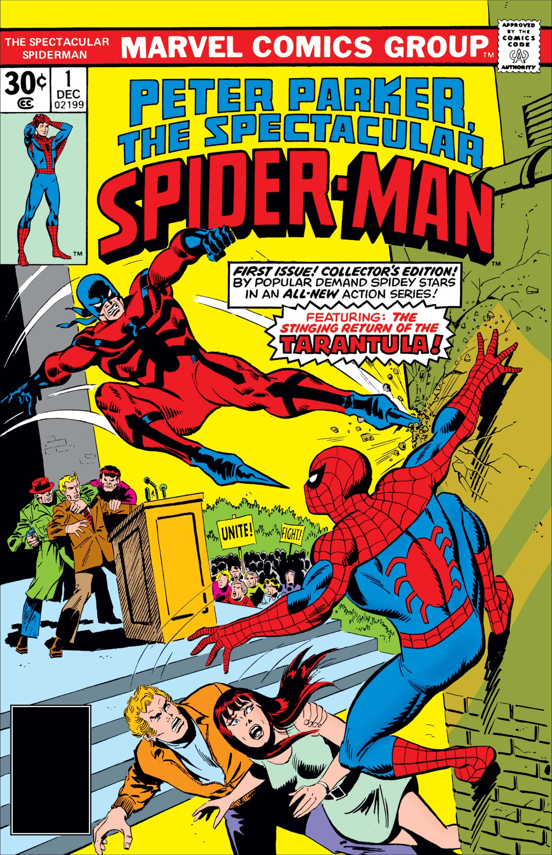PETER PARKER, THE SPECTACULAR SPIDER-MAN (1976) #1 by Gerry Conway and Sal Buscema