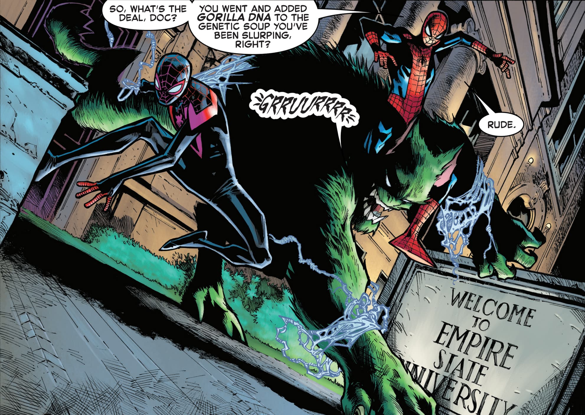 SPECTACULAR SPIDER-MEN (2024) #1 artwork by Humberto Ramos, Victor Olazaba, and Edgar Delgado