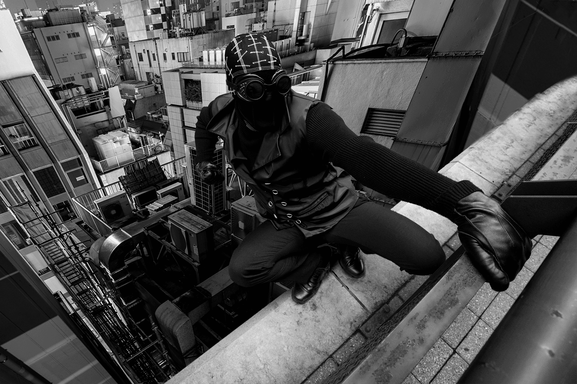 Spencer as Spider-Man Noir