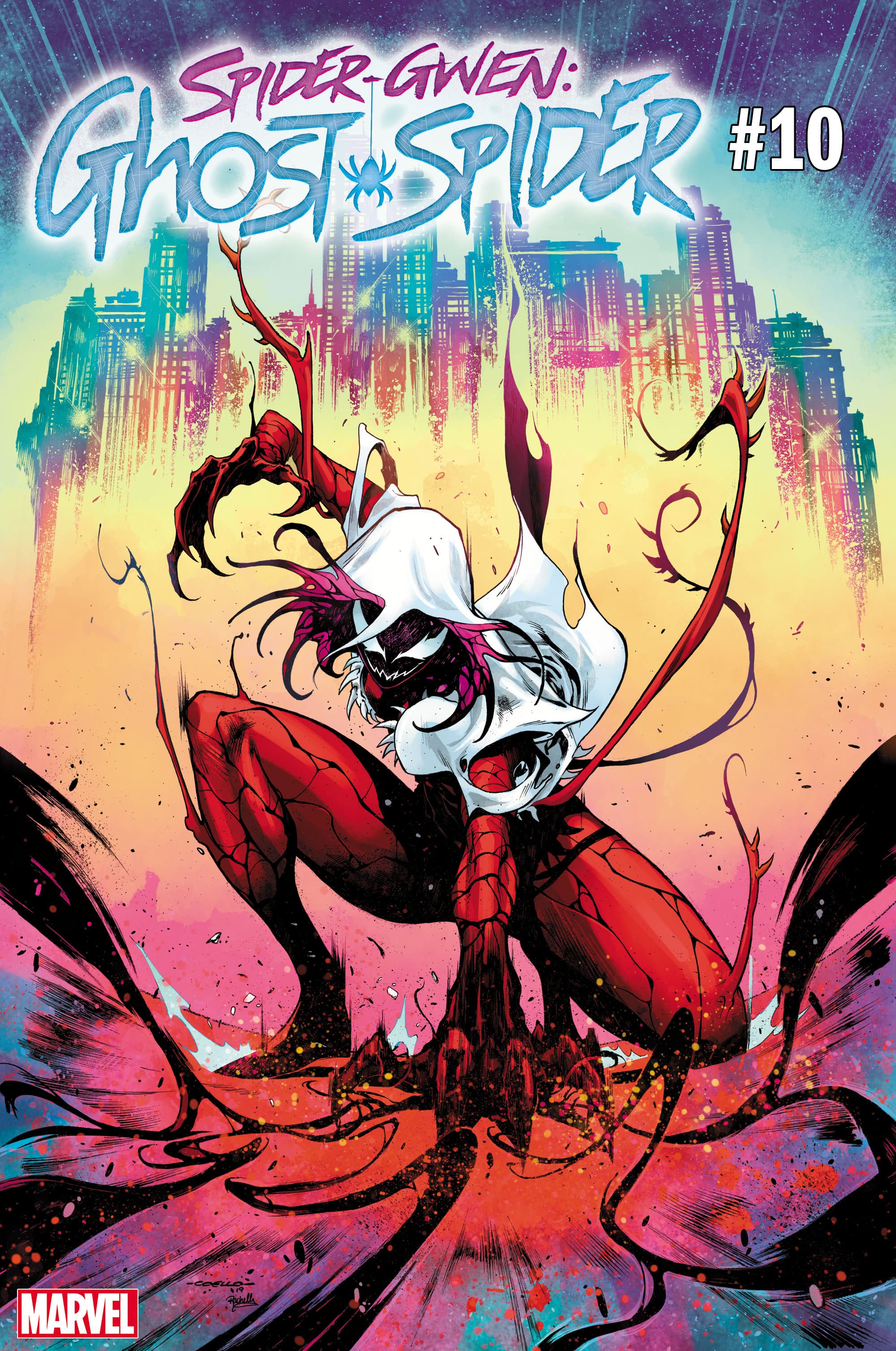 SPIDER-GWEN: GHOST-SPIDER #10 by Iban Coello