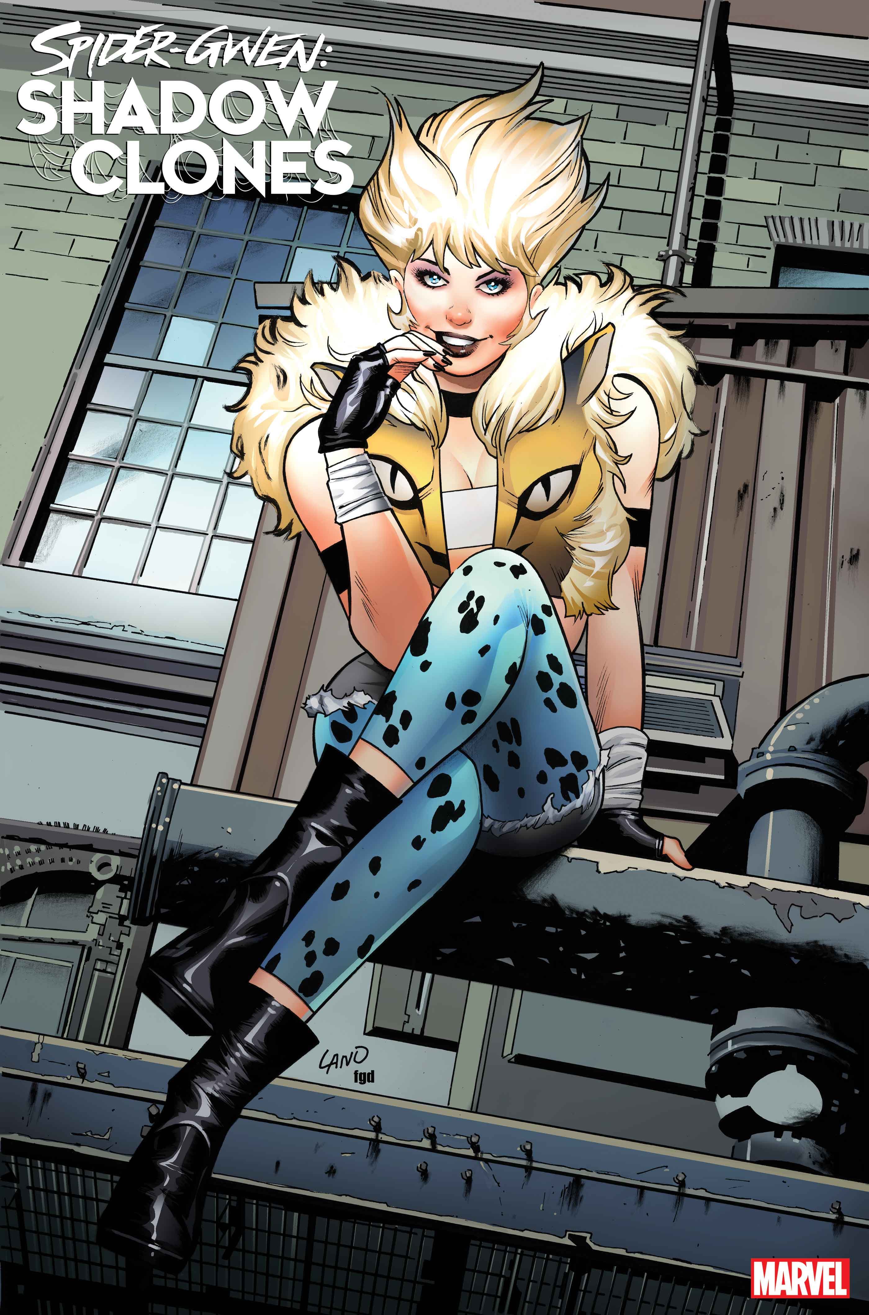 SPIDER-GWEN: SHADOW CLONES #3 Homage Variant Cover by Greg Land