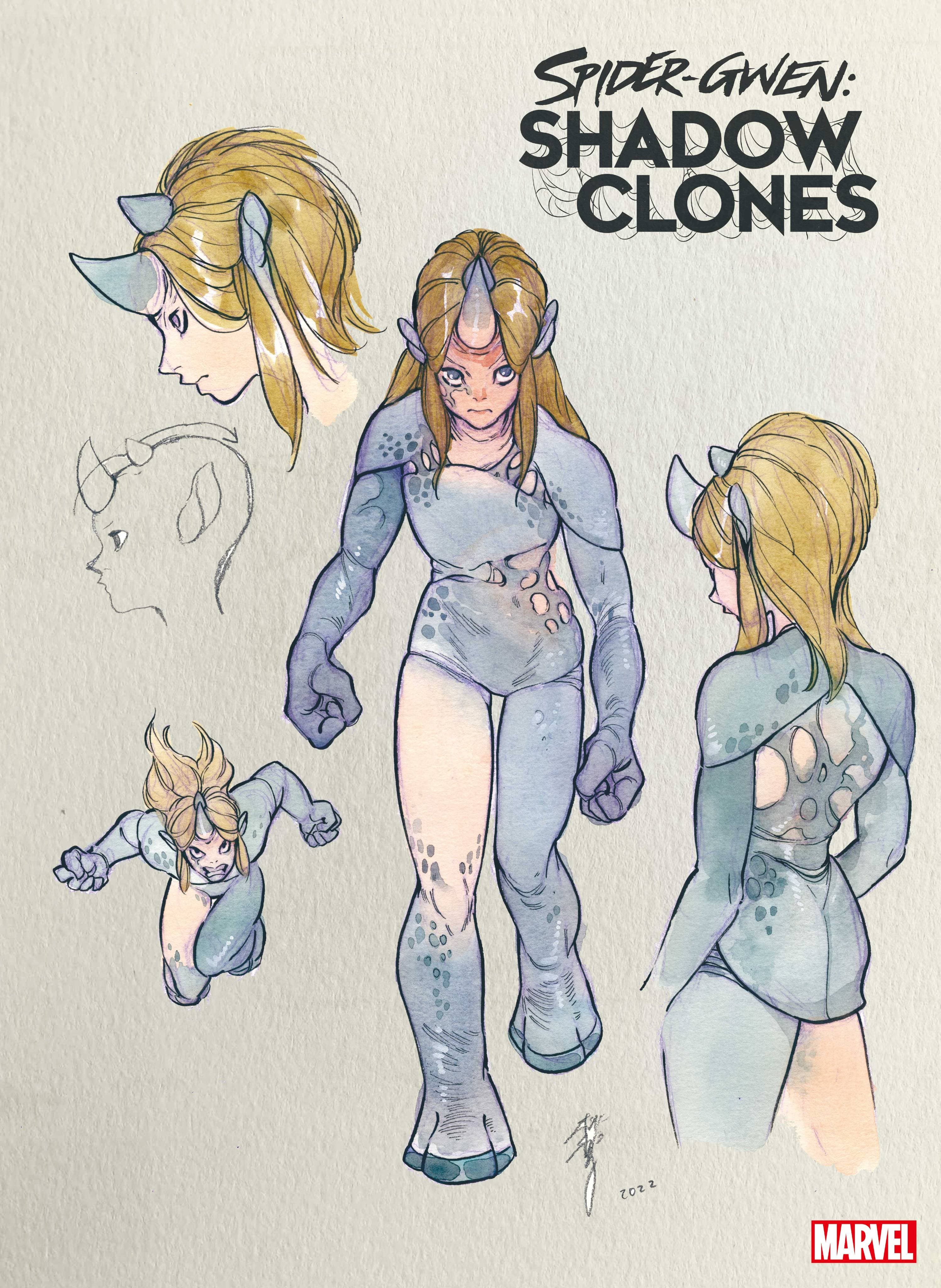 SPIDER-GWEN: SHADOW CLONES #4 Design Variant Cover by Peach Momoko