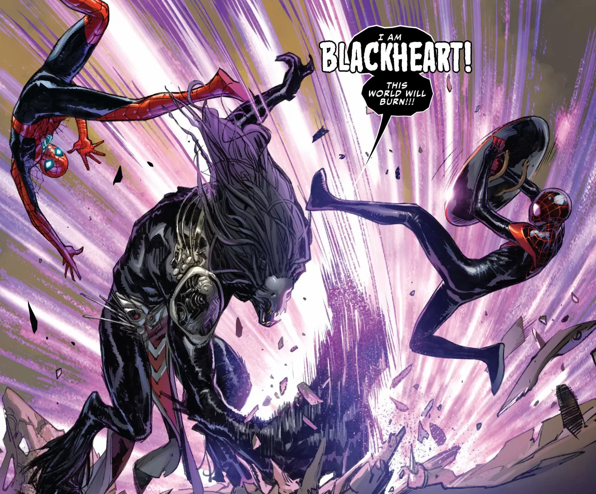 SPIDER-MAN (2016) #2 artwork by Sara Pichelli and Justin Ponsor