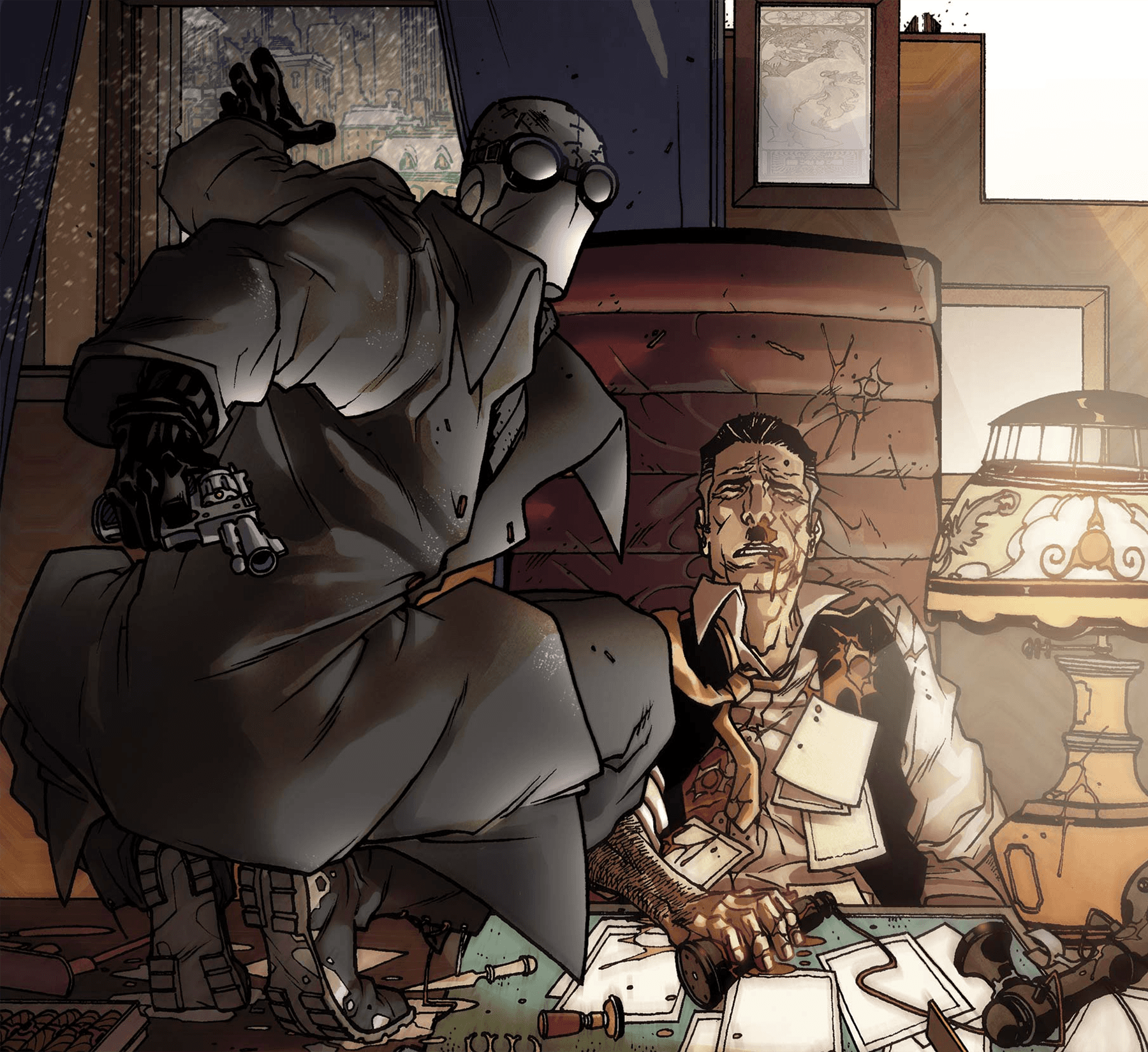 SPIDER-MAN NOIR (2008) #1 by David Hine, Fabrice Sapolsky, and Carmine Di Giandomenico