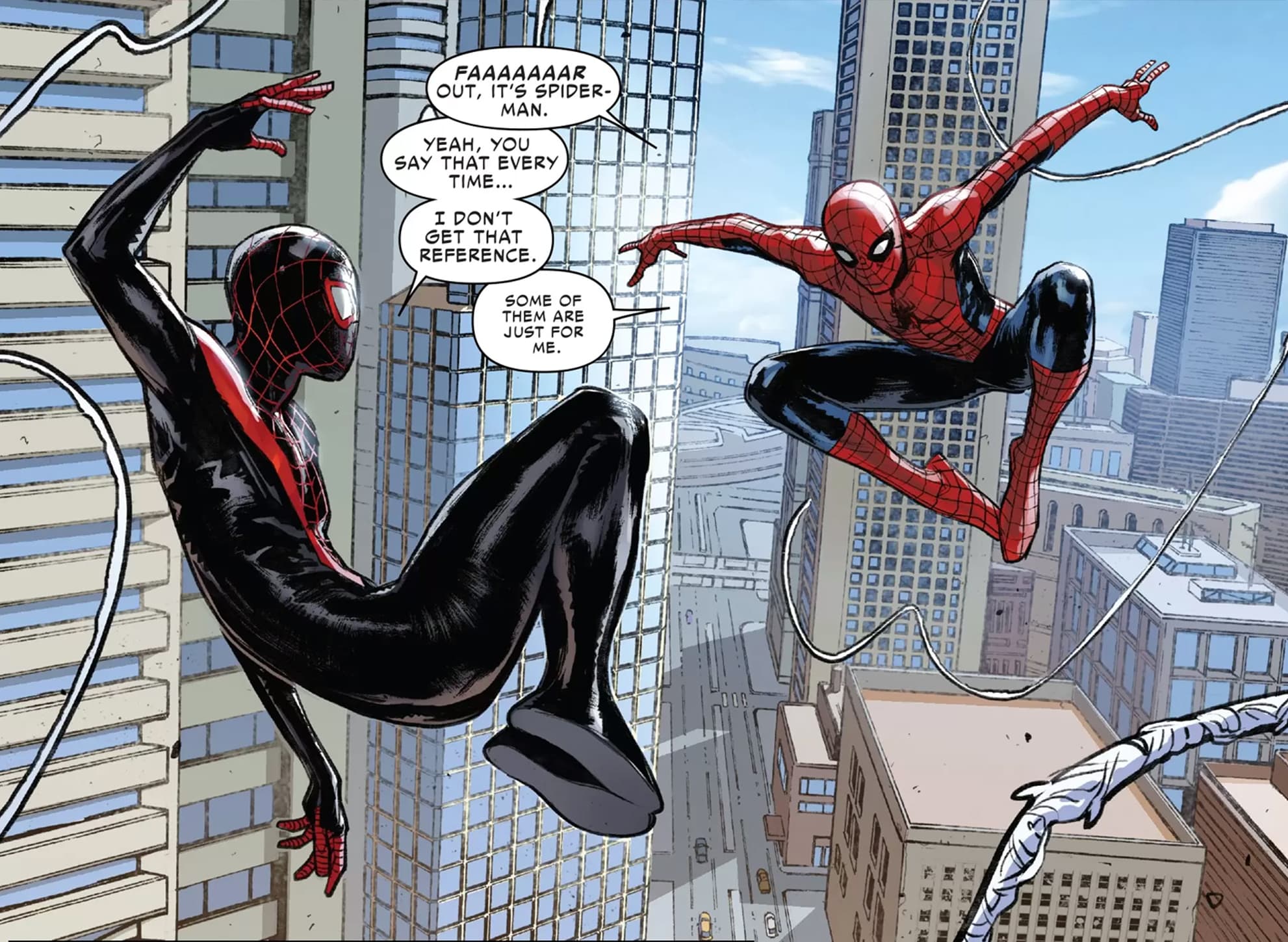 SPIDER-MEN II (2018) #1 artwork by Sara Pichelli and Justin Ponsor