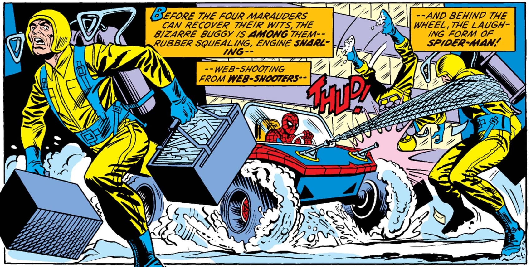 Spider-Mobile in action