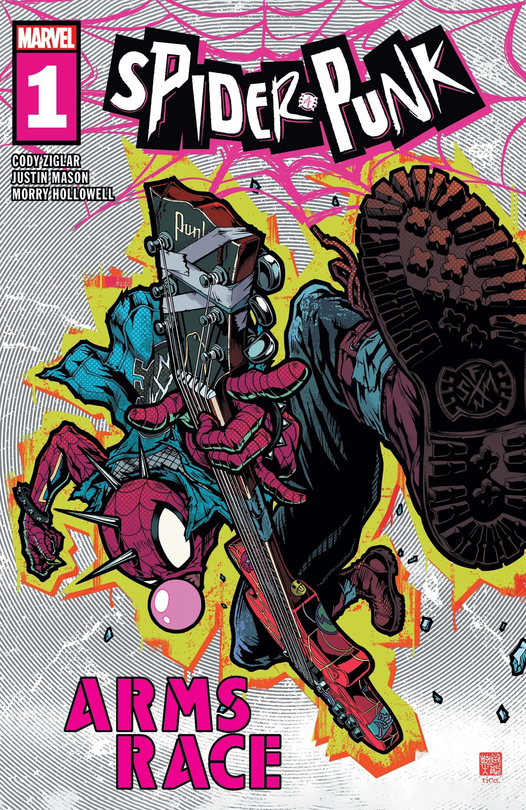 SPIDER-PUNK: ARMS RACE (2024) #1 cover by Takashi Okazaki
