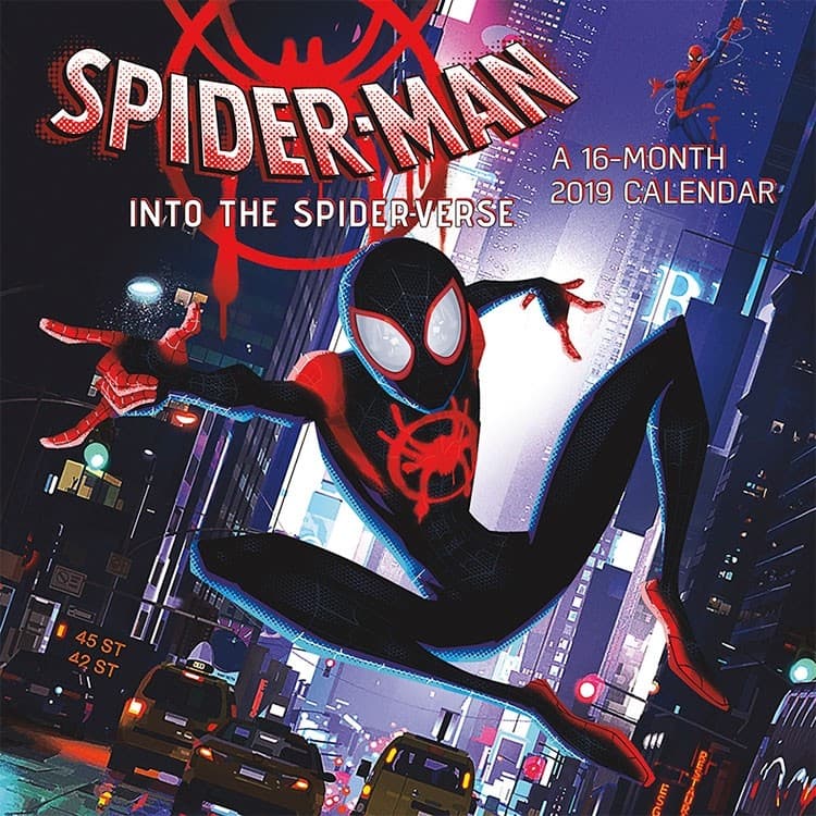 "Spider-Man: Into the Spider-Verse" calendar