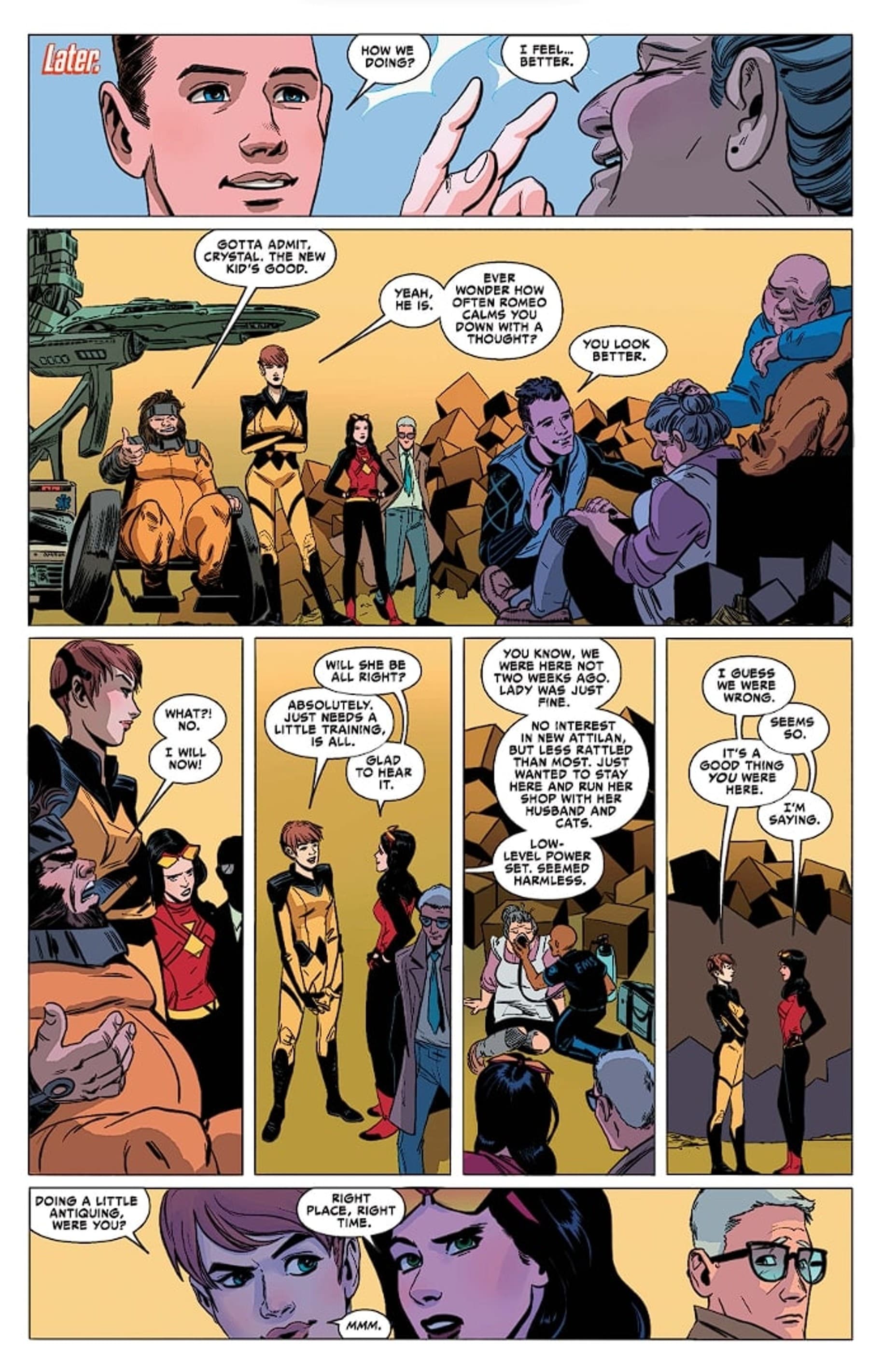 SPIDER-WOMAN (2015) #10 page by Dennis Hopeless, Javier Rodriguez, and Veronica Fish