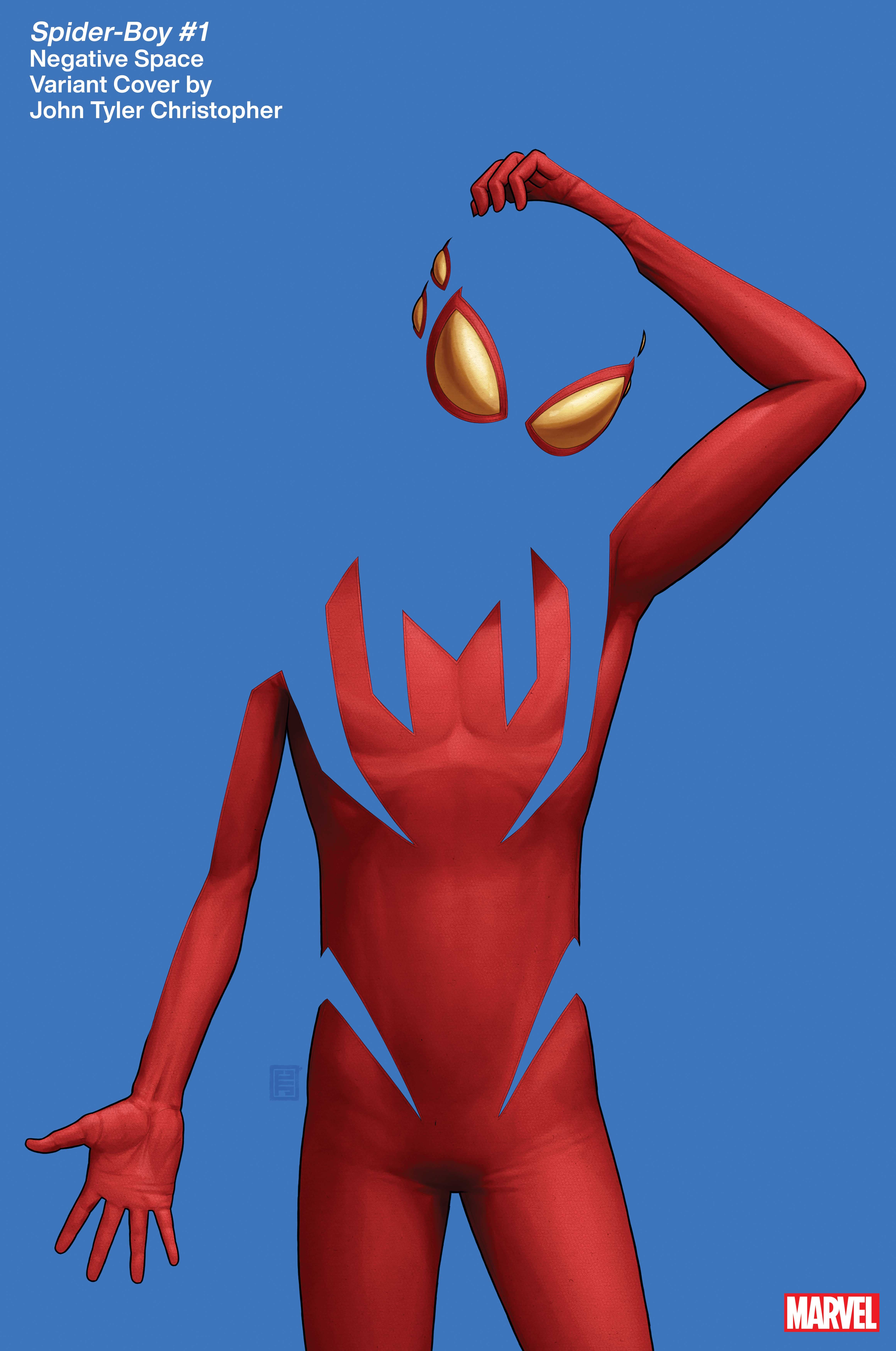 SPIDER-BOY #1 Negative Space Variant Cover by John Tyler Christopher