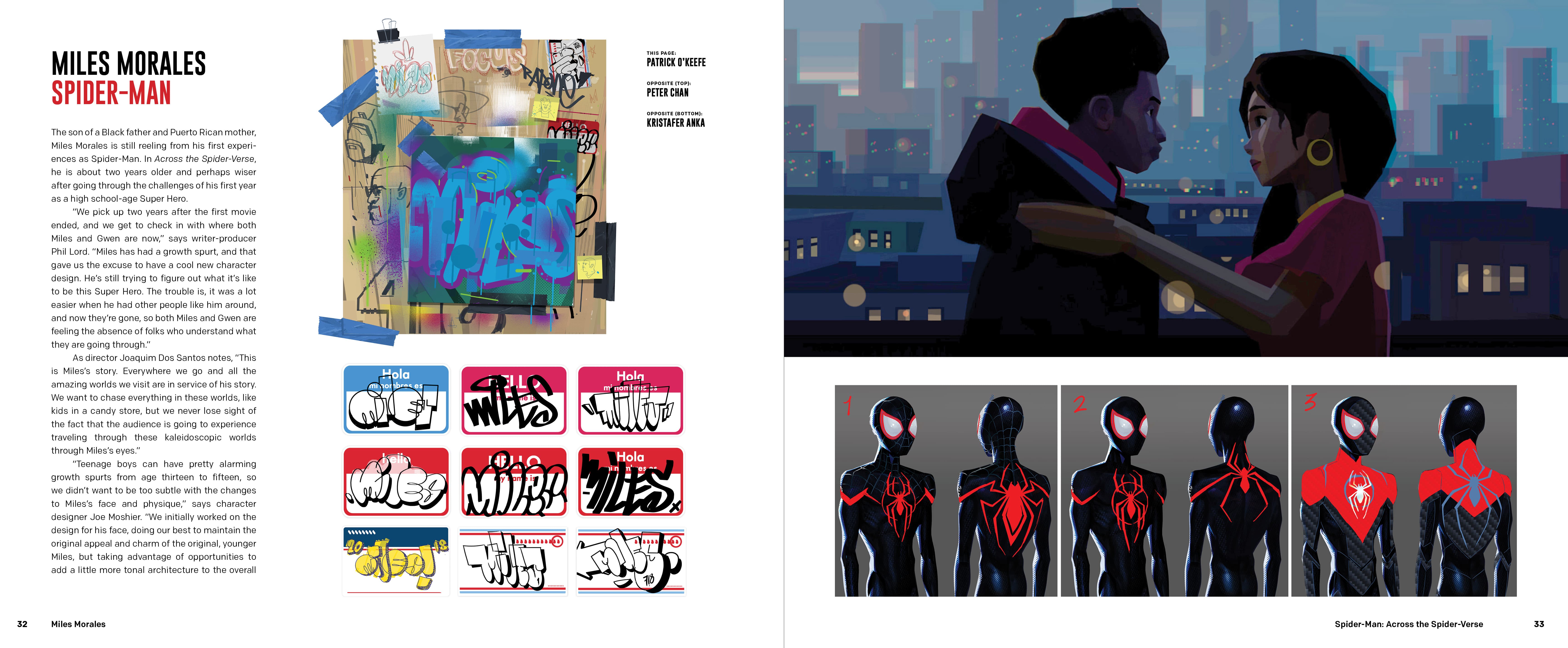 Spider-Man: Across the Spider-Verse: The Art of the Film excerpt