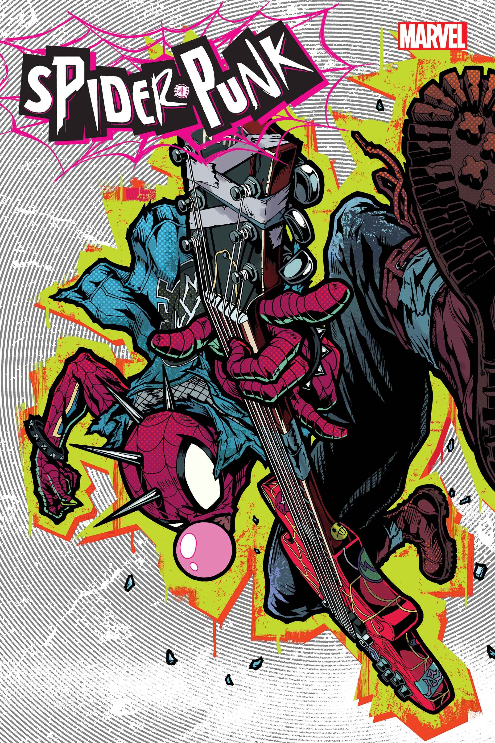 SPIDER-PUNK #1 cover by Takashi Okazaki