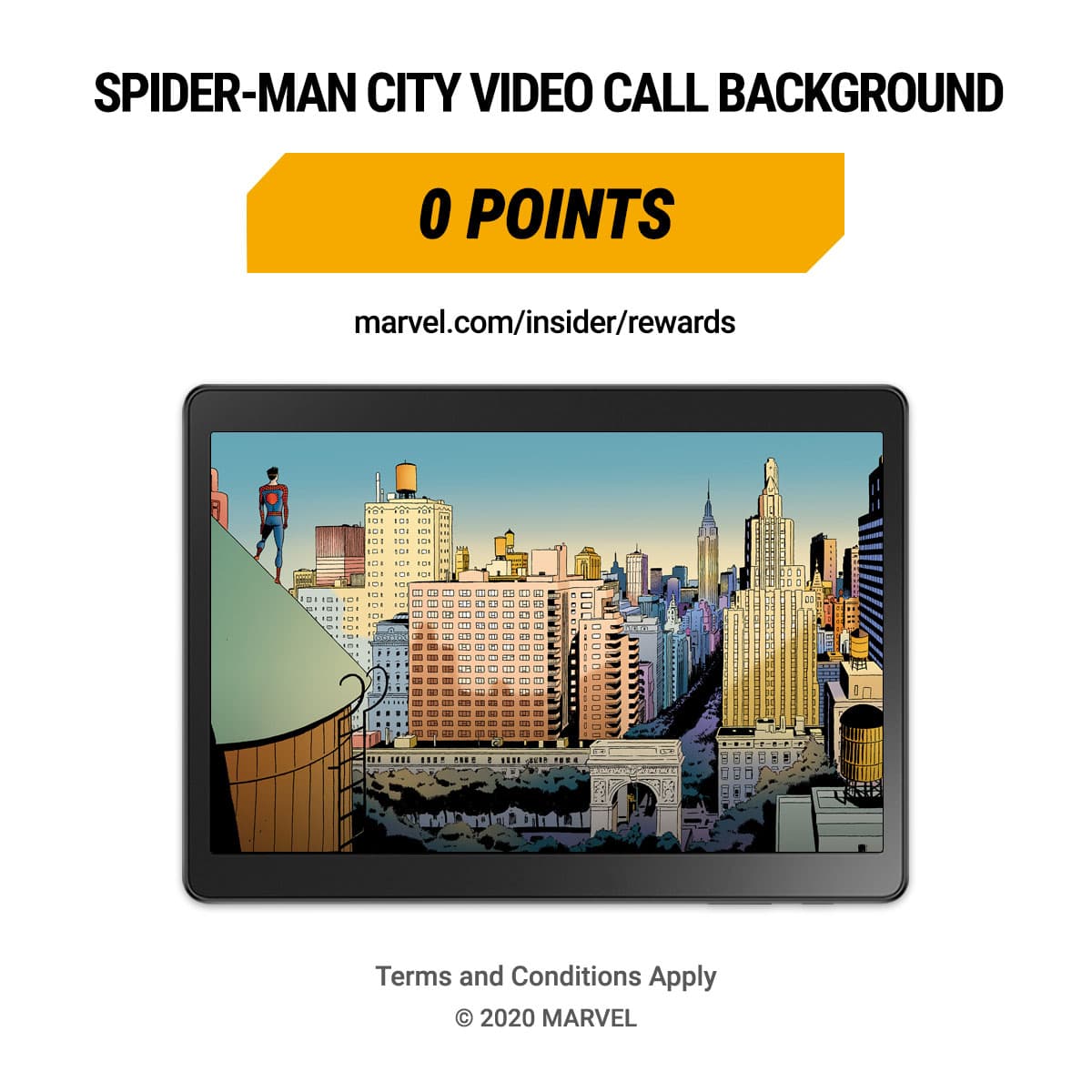 Marvel Insider Featured Reward: Spider-Man City Video Background