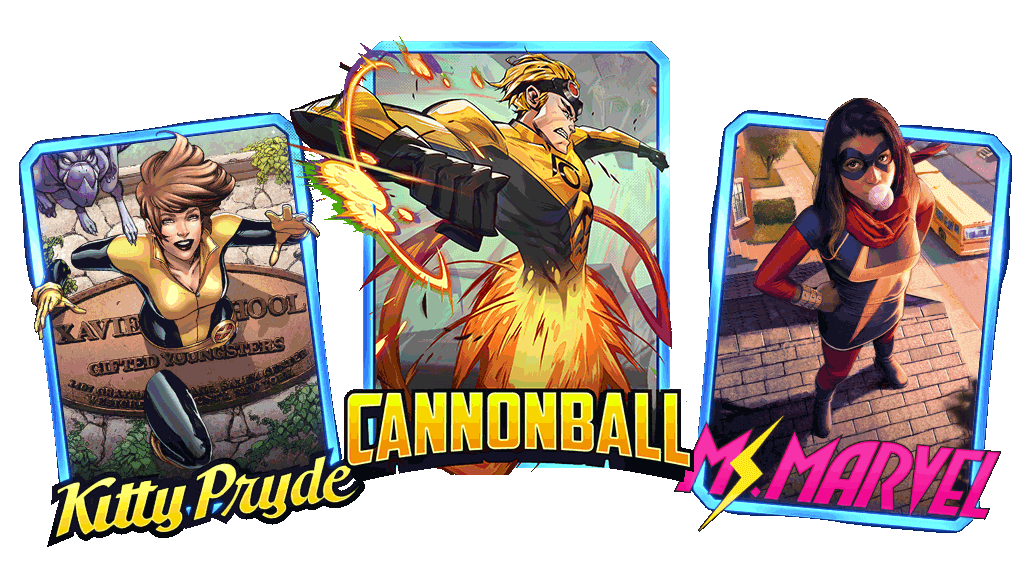 MARVEL SNAP Spotlight Cache March 19th Kitty Pryde Cannonball Ms. Marvel