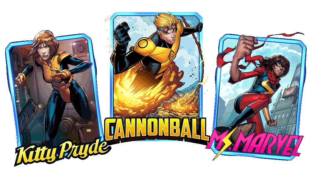 MARVEL SNAP Spotlight Cache March 19th Kitty Pryde Cannonball Ms. Marvel