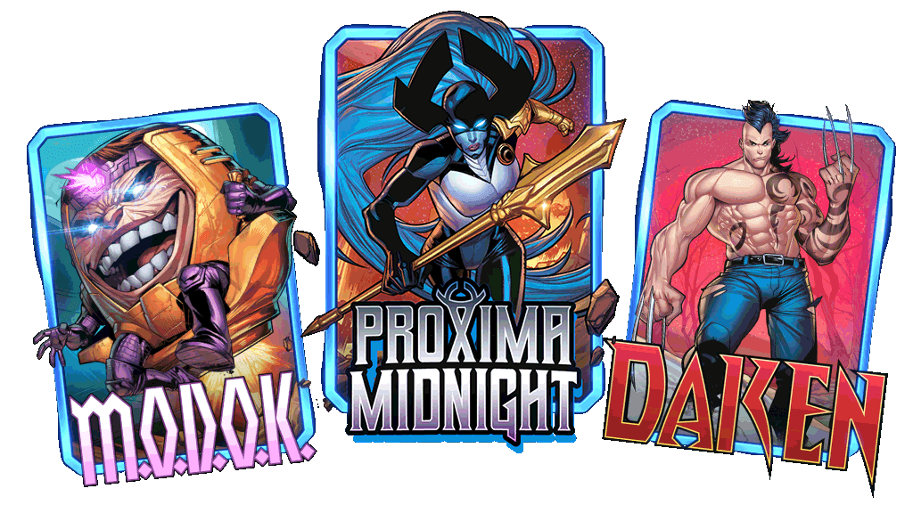MARVEL SNAP M.O.D.O.K. Proxima Midnight Daken