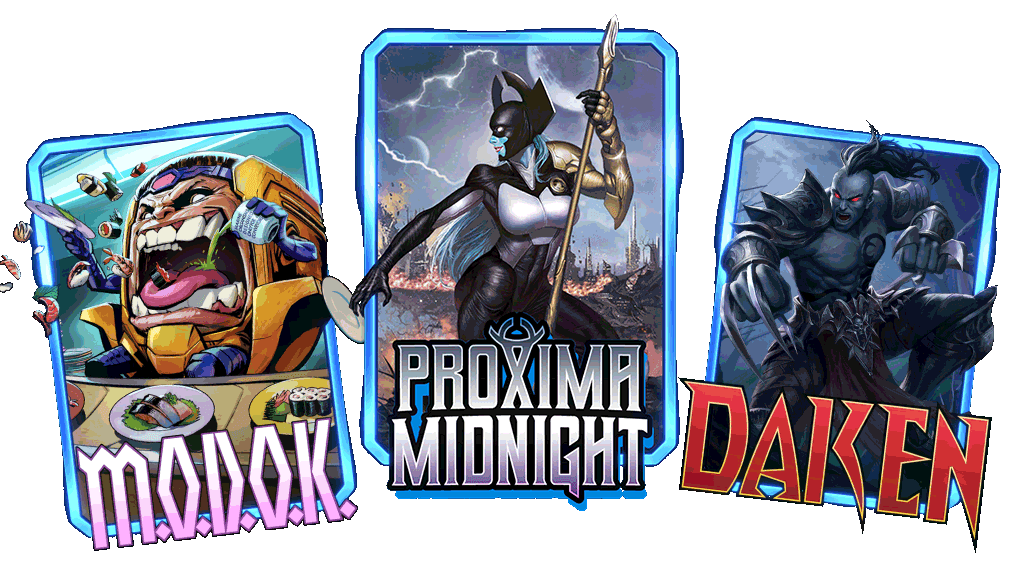 MARVEL SNAP M.O.D.O.K. Proxima Midnight Daken