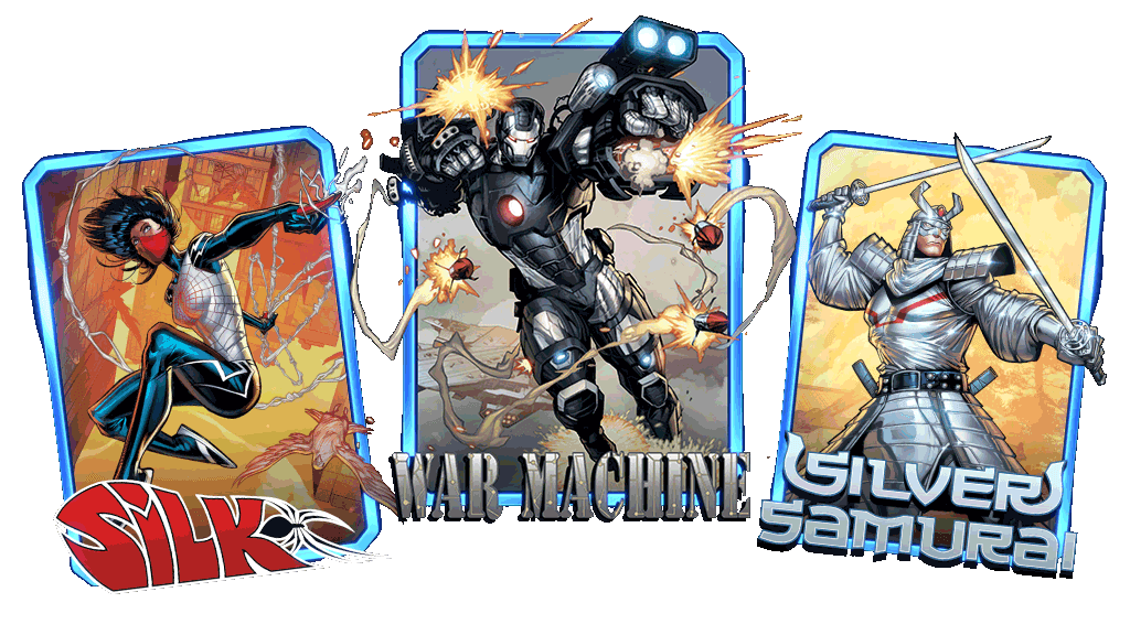 MARVEL SNAP Spotlight Cache March 26th Silk War Machine Silver Samurai