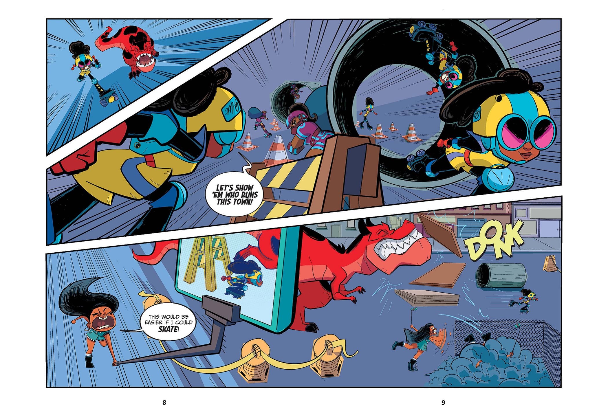 Preview from Moon Girl and Devil Dinosaur: Wreck and Roll!