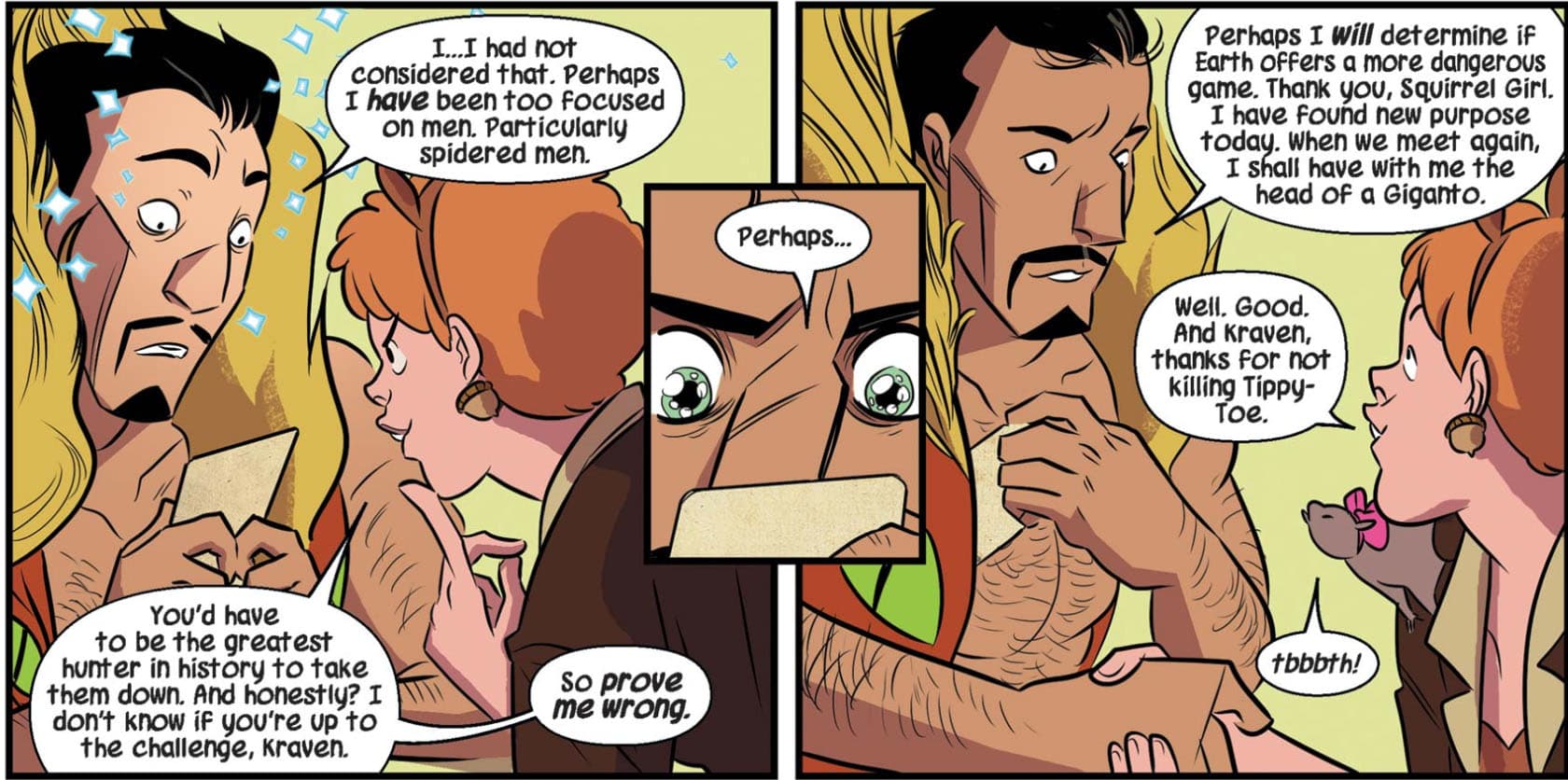Squirrel Girl and Kraven