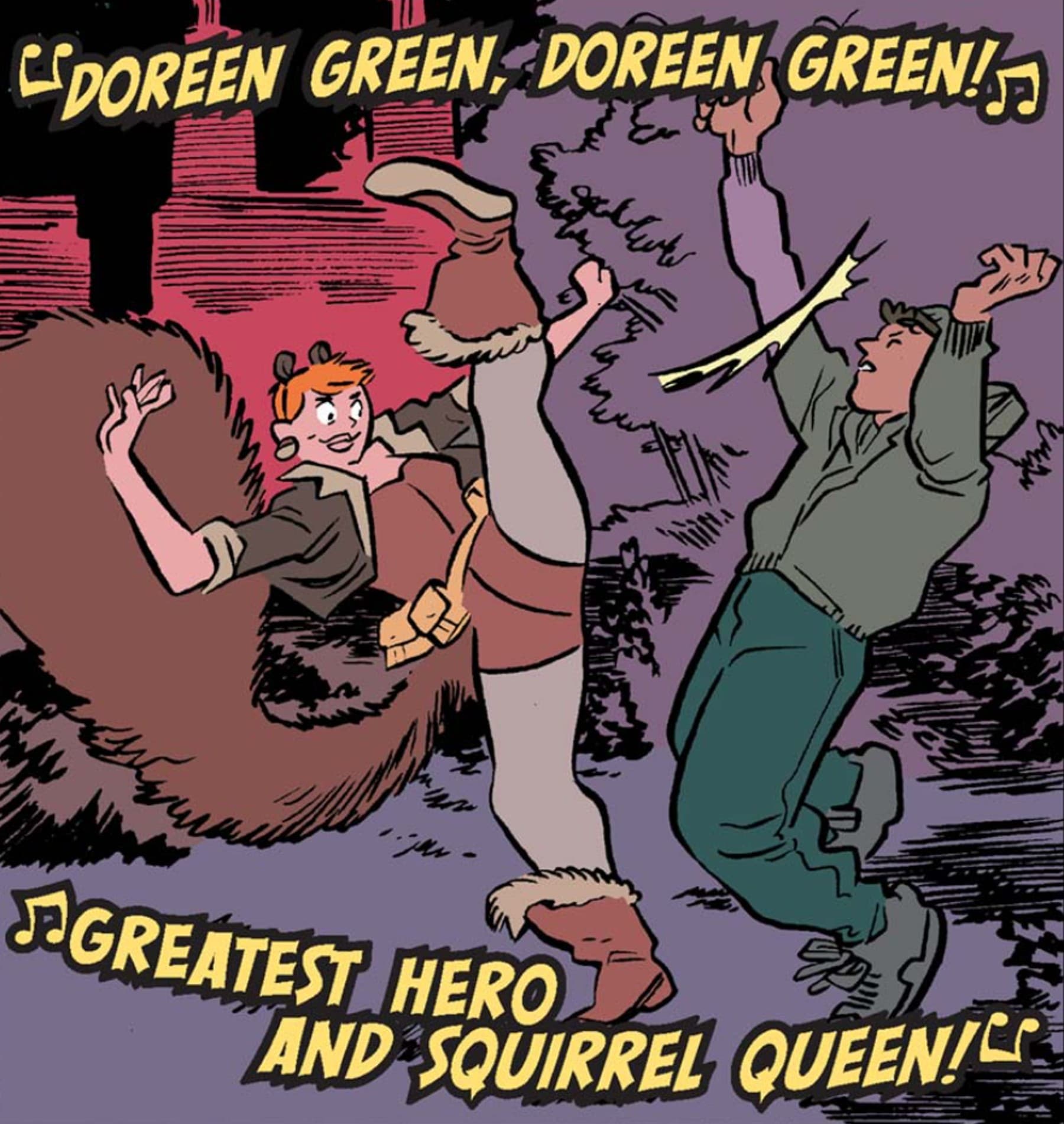 THE UNBEATABLE SQUIRREL GIRL (2015) #50 panel by Ryan North, Erica Henderson, and Travis Lanham