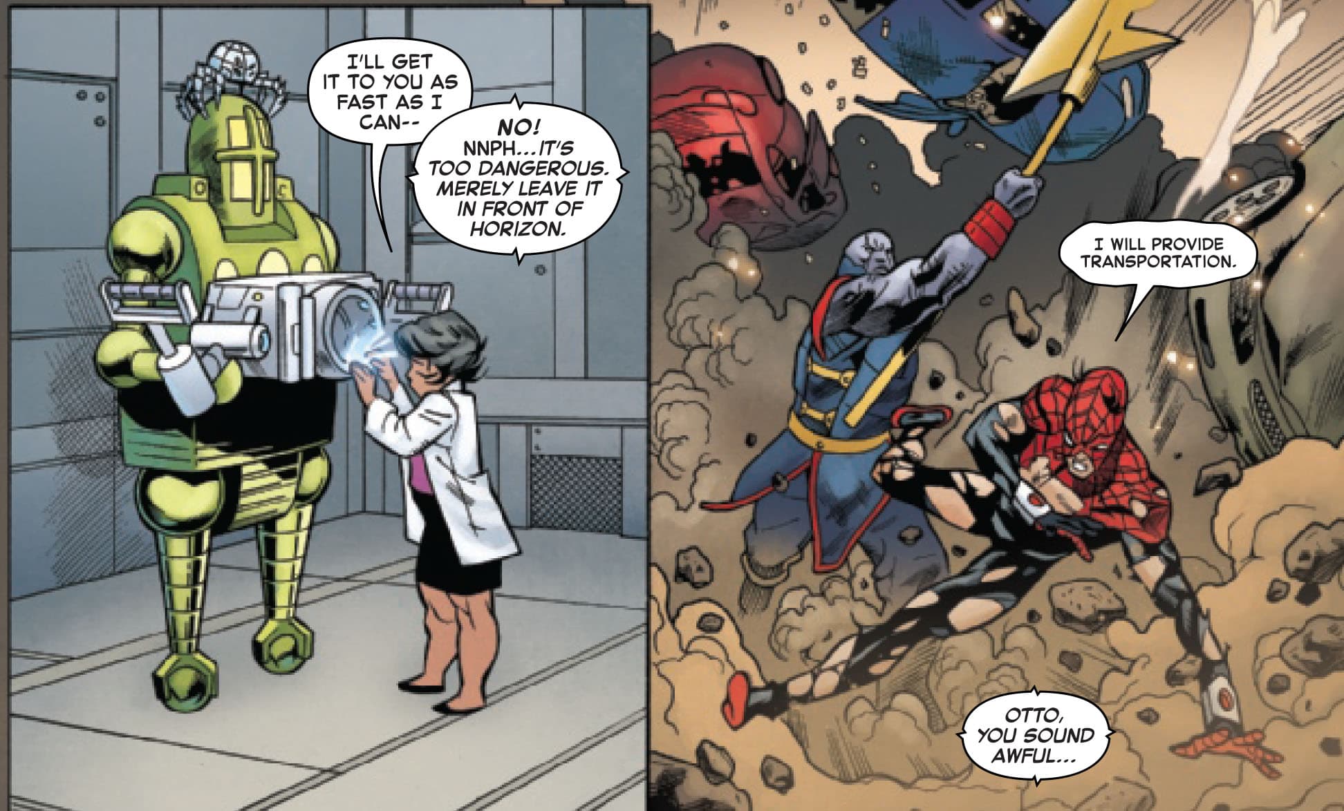 Anna Maria Marconi helps Otto