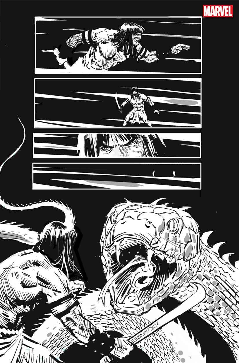 'Savage Sword of Conan: The Cult of Koga Thun' Black and White TPB
