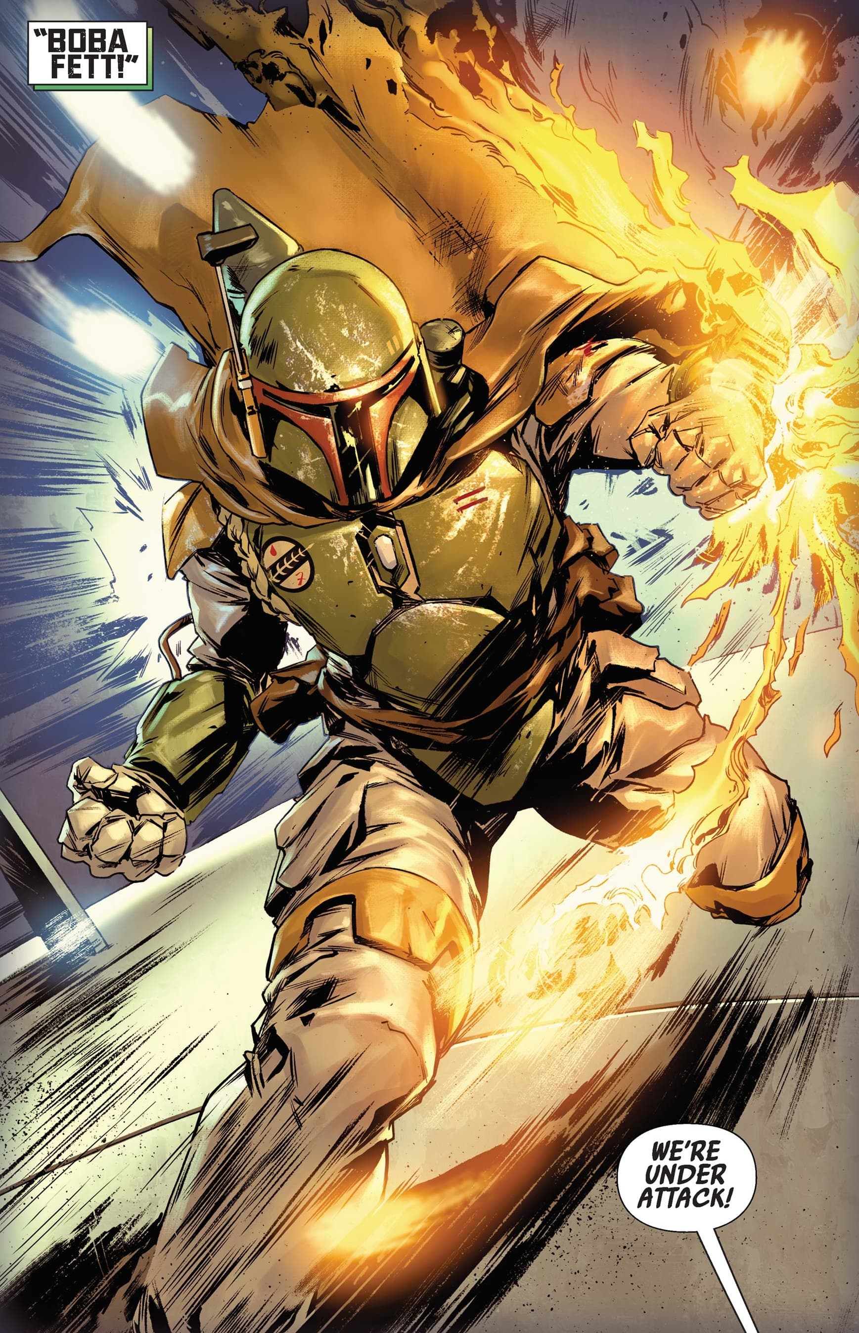 Boba Fett on the attack