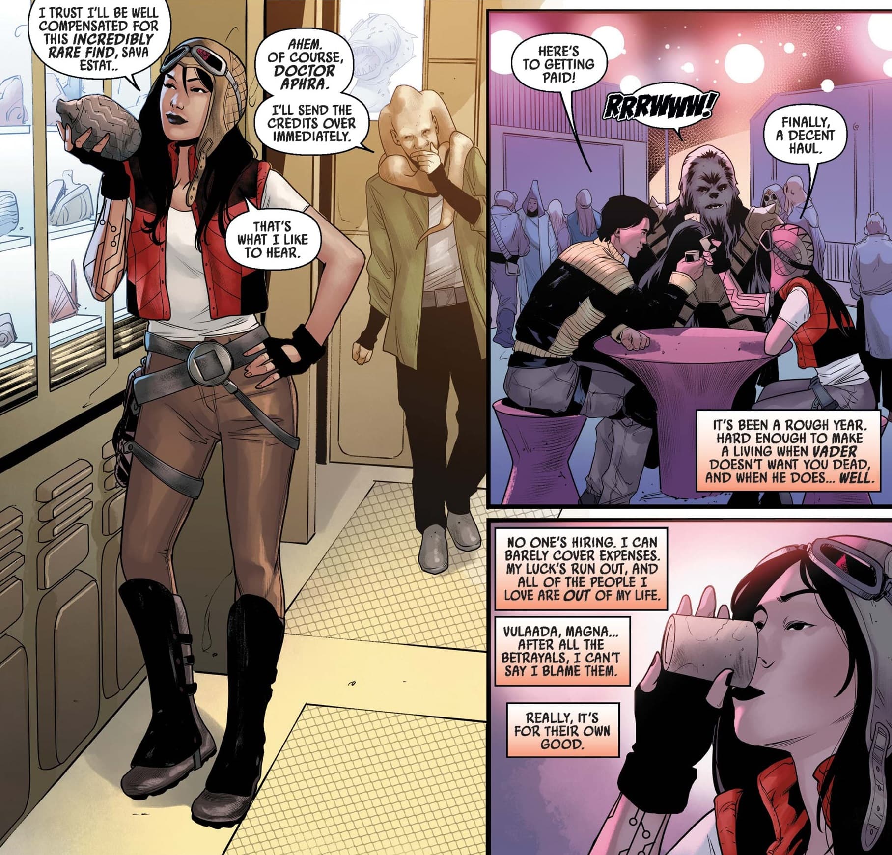 The truth is told in STAR WARS: DOCTOR APHRA (2020) #1.