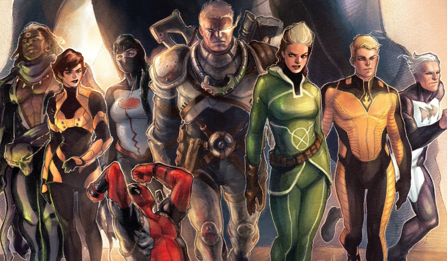 UNCANNY AVENGERS (2015) #15 cover by Meghan Hetrick