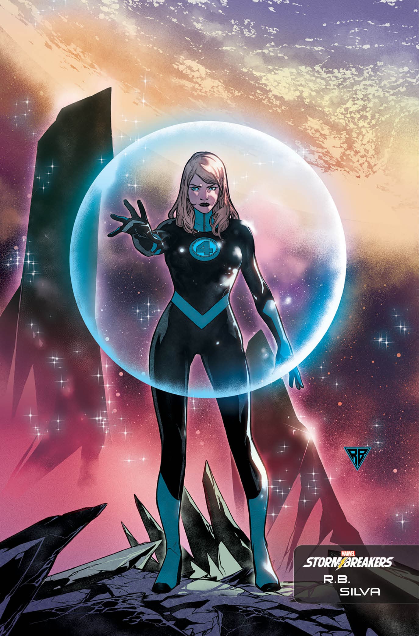 FANTASTIC FOUR #26 STORMBREAKERS VARIANT COVER by R.B. SILVA