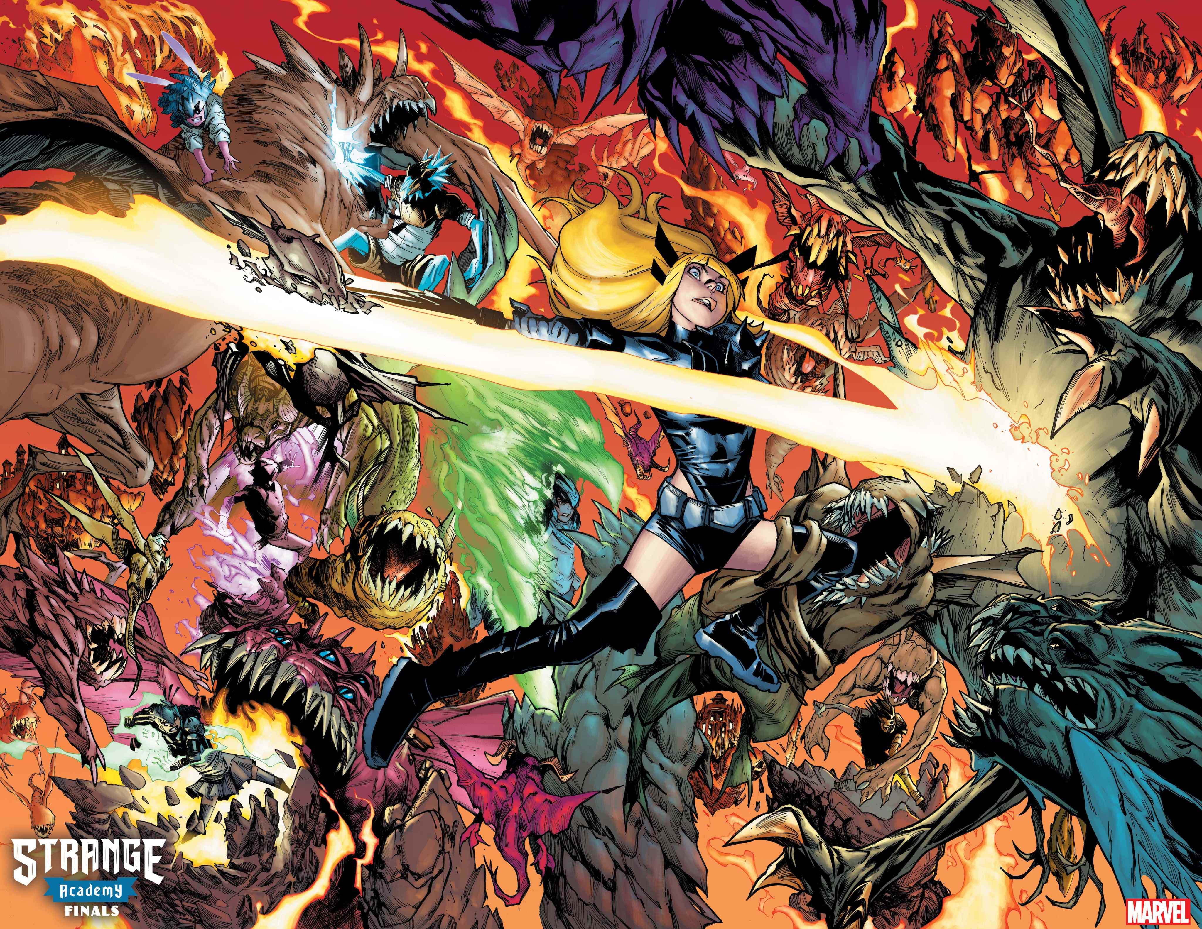 STRANGE ACADEMY: FINALS #4 interior artwork by Humberto Ramos