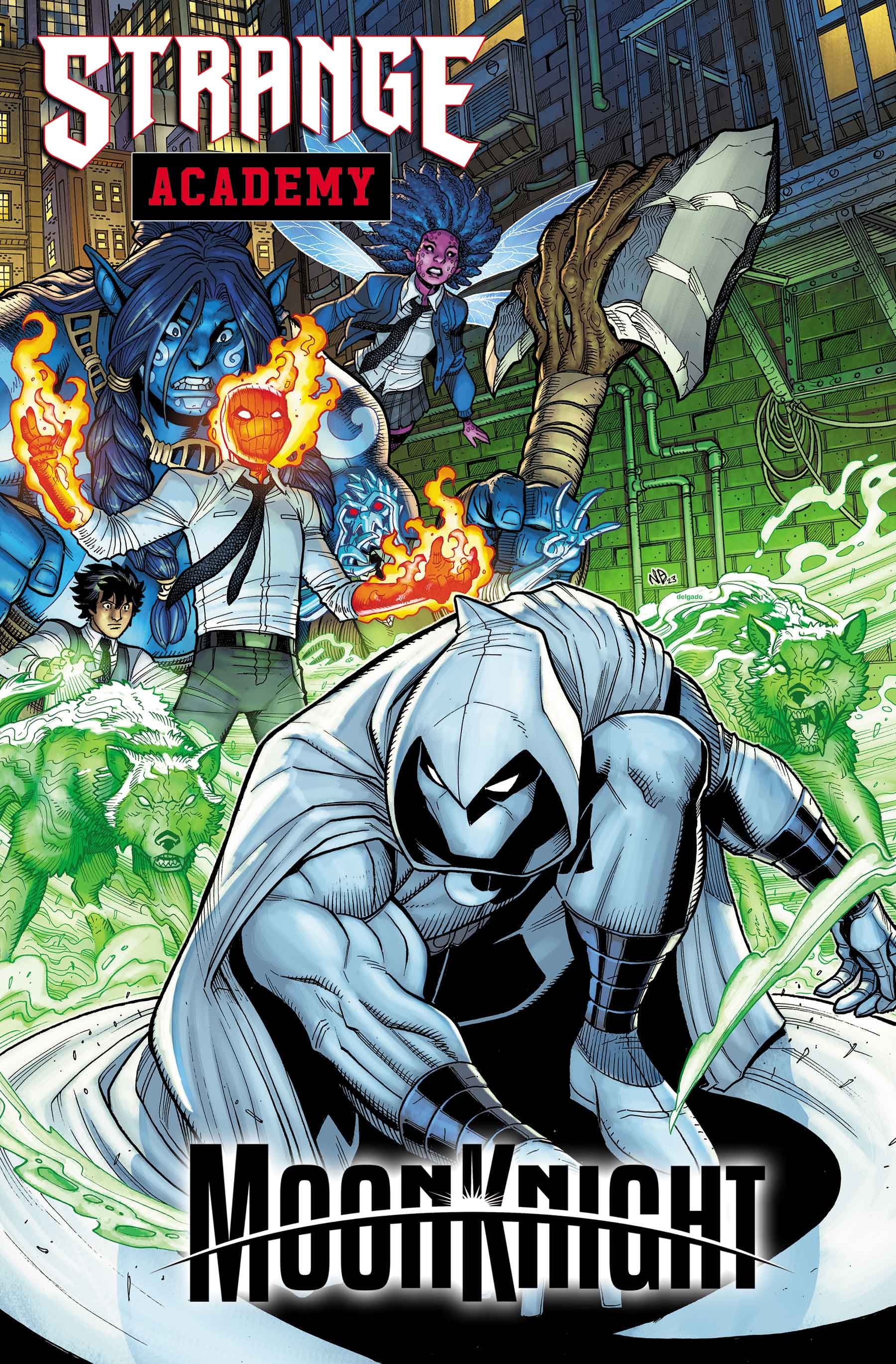 STRANGE ACADEMY: MOON KNIGHT #1 cover by Nick Bradshaw