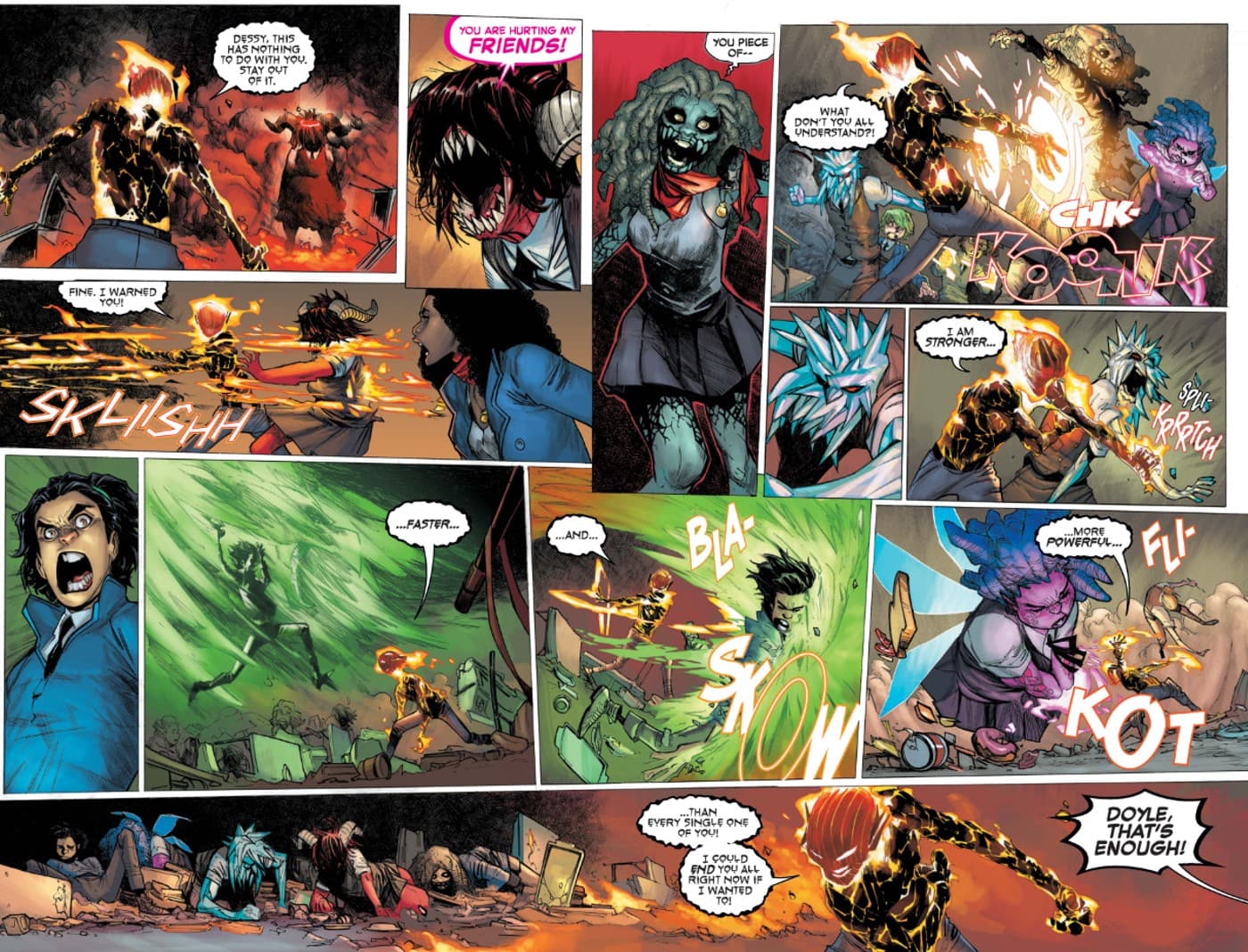 STRANGE ACADEMY (2020) #17 artwork by Humberto Ramos and Edgar Delgado