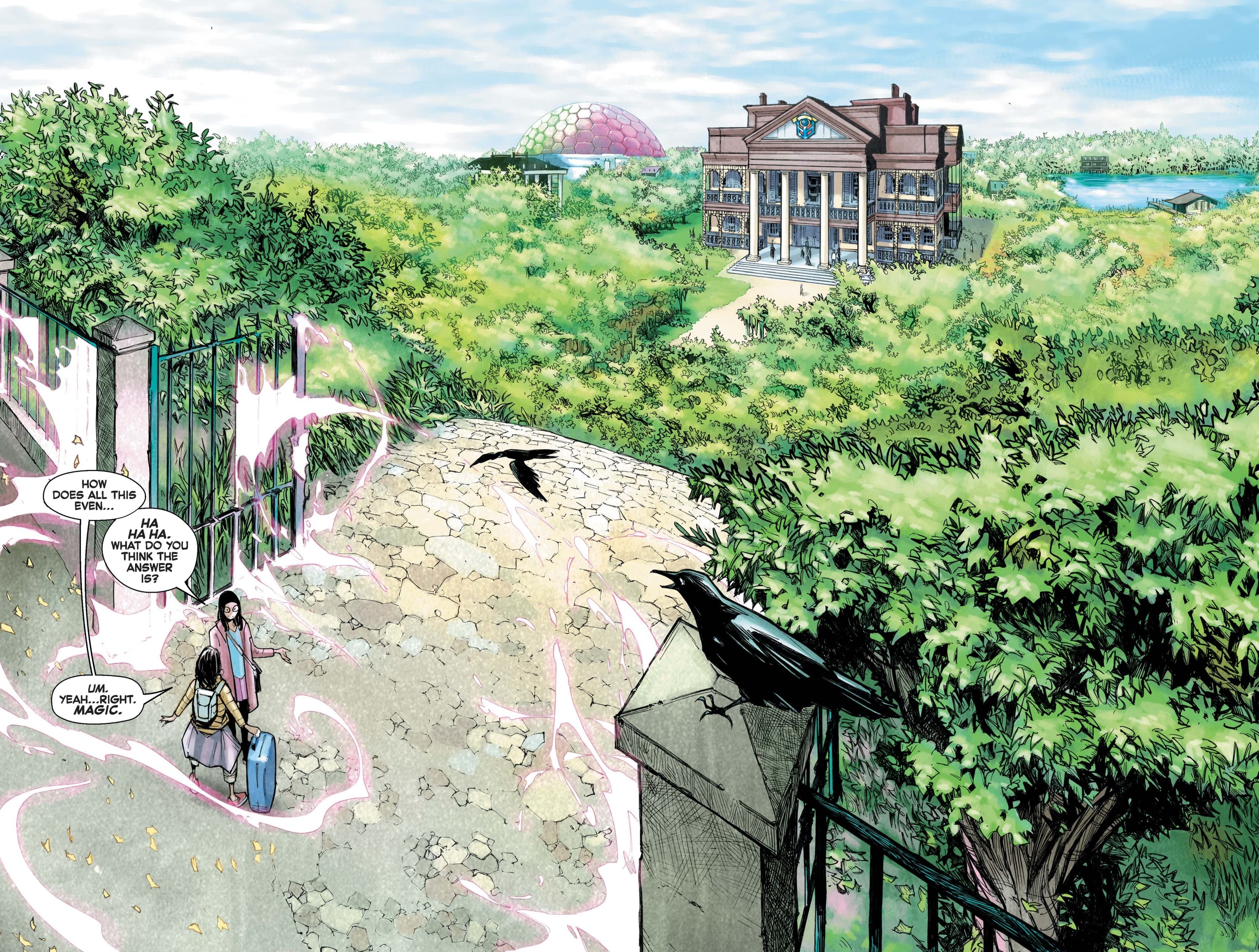 Entrance to Strange Academy