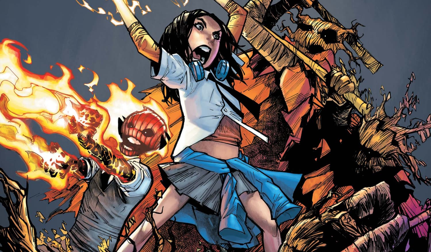 STRANGE ACADEMY (2020) #6 cover by Humberto Ramos and Edgar Delgado
