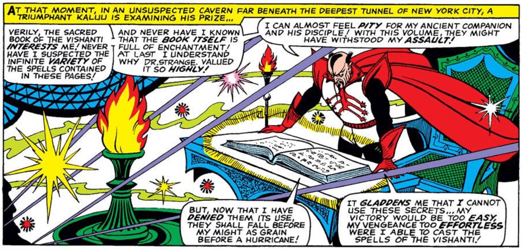 Kaluu gets his hands on the book.