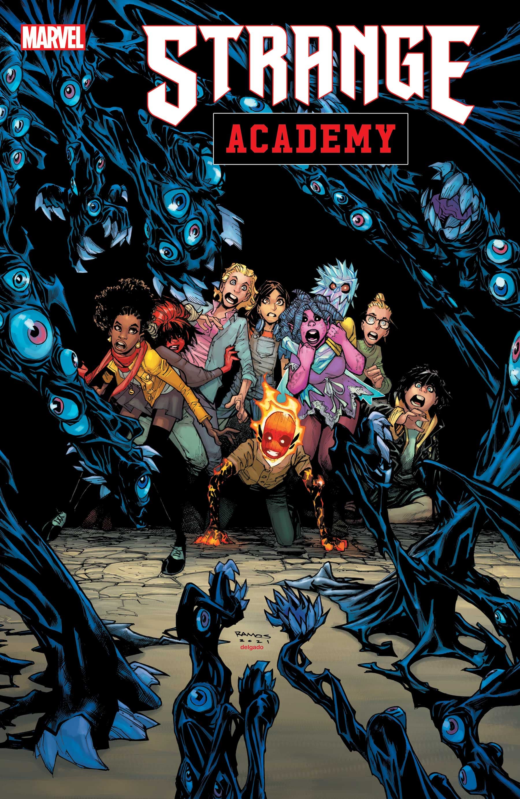 STRANGE ACADEMY #12 cover by Humberto Ramos