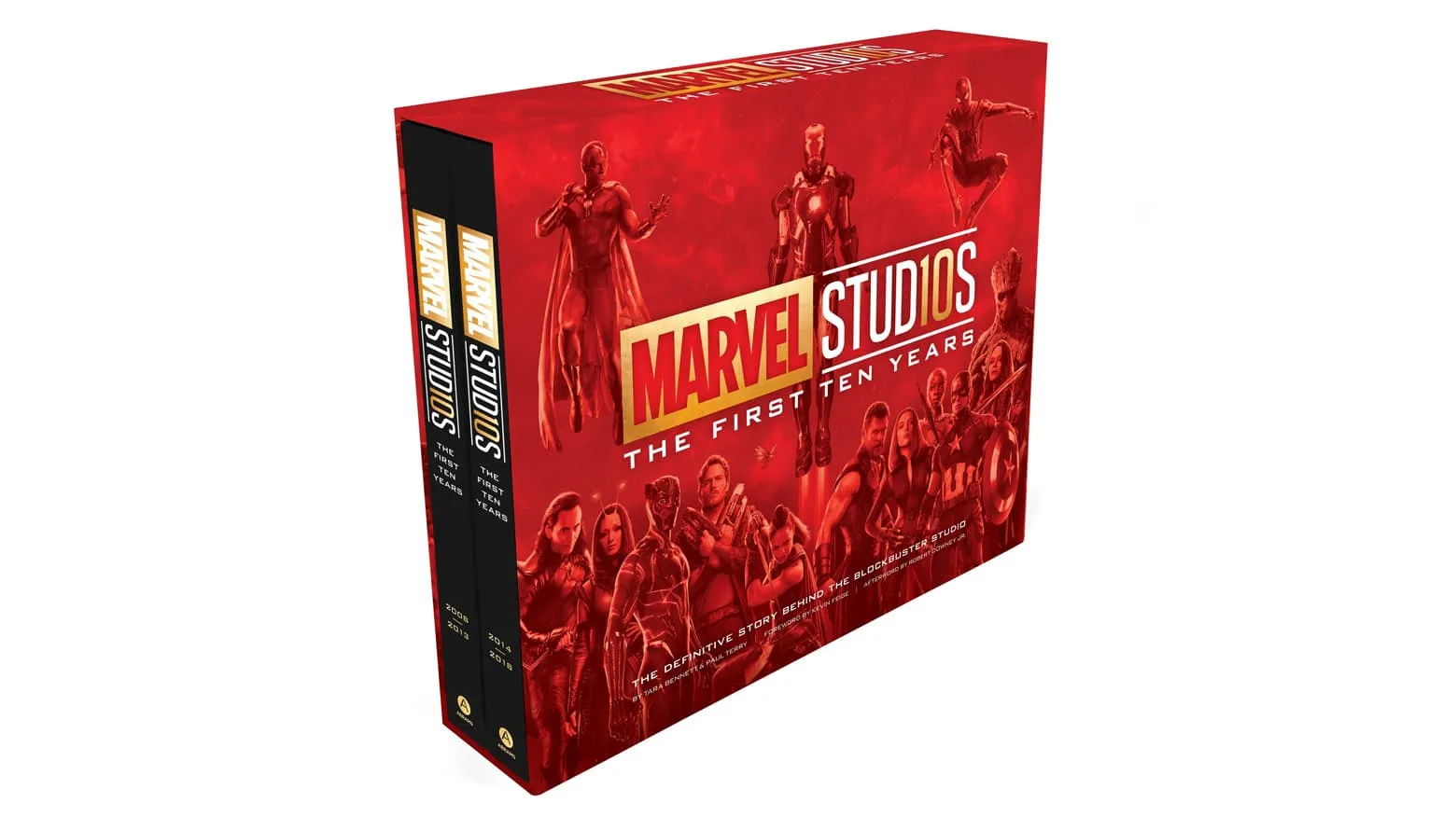 Cover for Marvel Studios: The First Ten Years Book Revealed at San